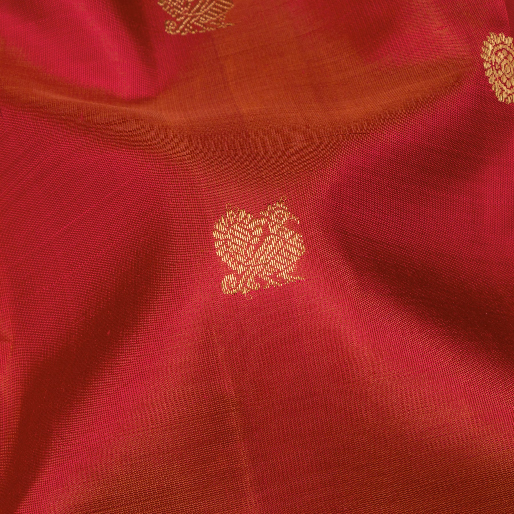 Kanakavalli Kanjivaram Silk Sari 25-110-HS001-00815 - Fabric View