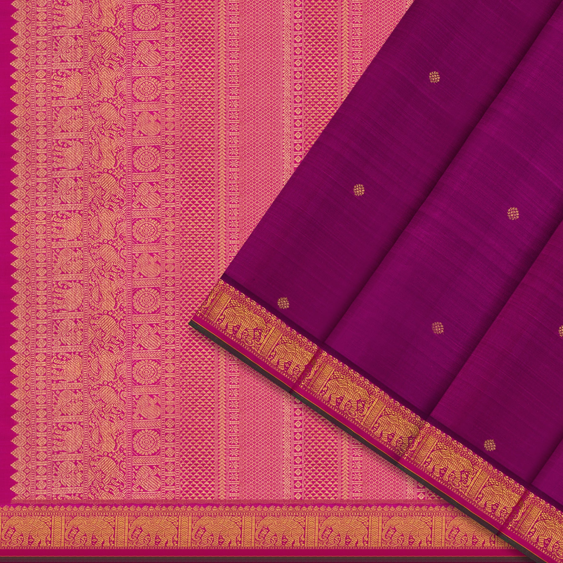 Kanakavalli Kanjivaram Silk Sari 25-110-HS001-00837 - Cover View
