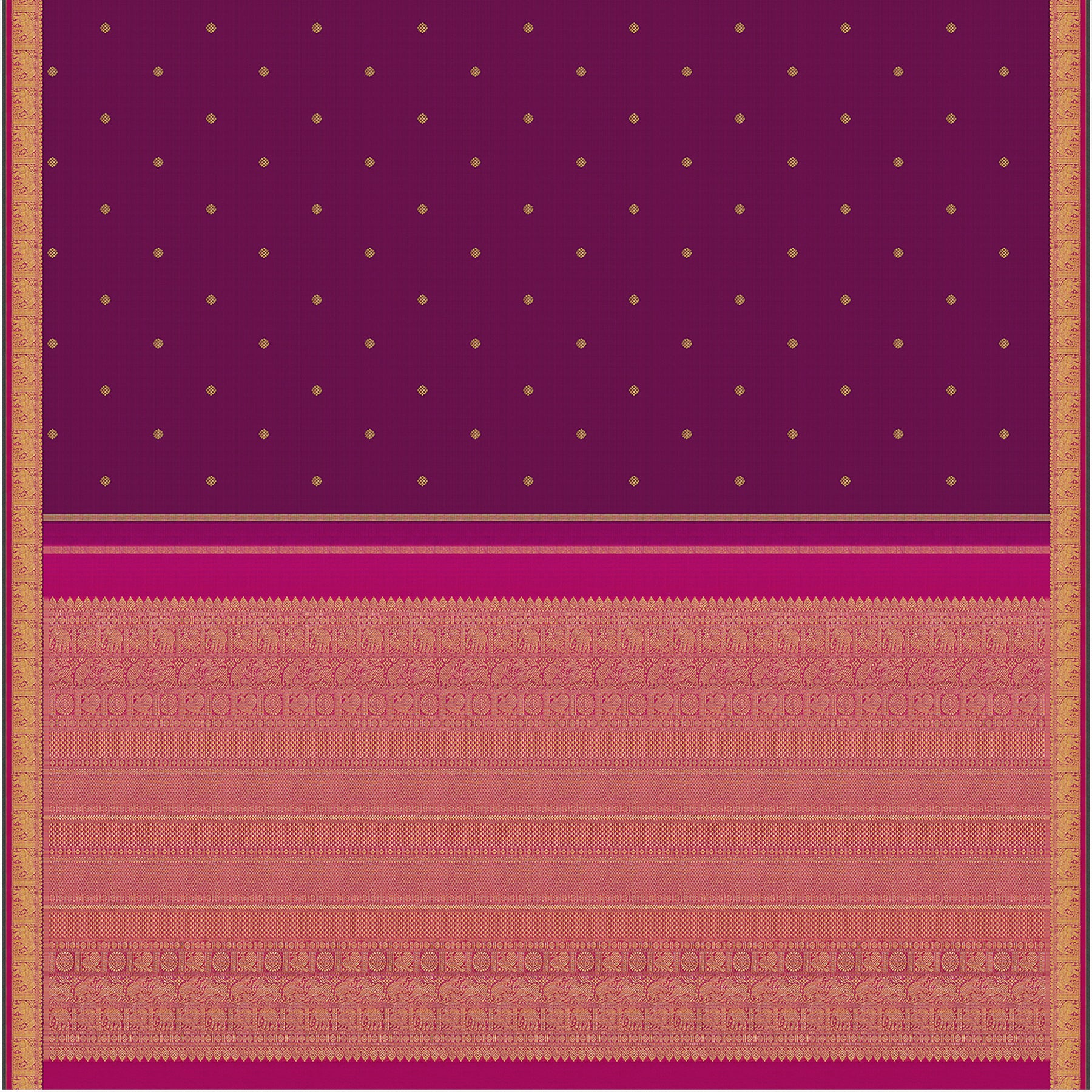 Kanakavalli Kanjivaram Silk Sari 25-110-HS001-00837 - Full View