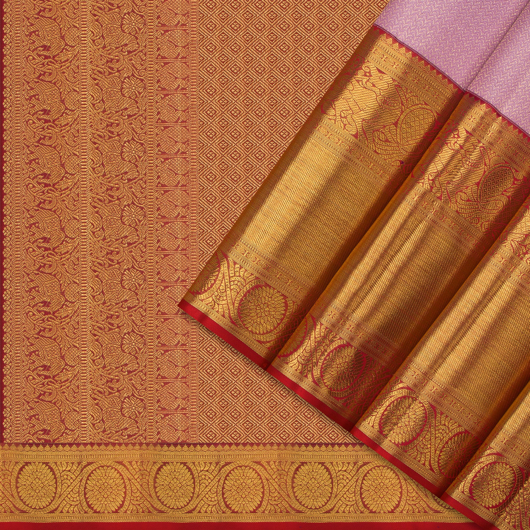 Kanakavalli Kanjivaram Silk Sari 25-110-HS001-01995 - Cover View