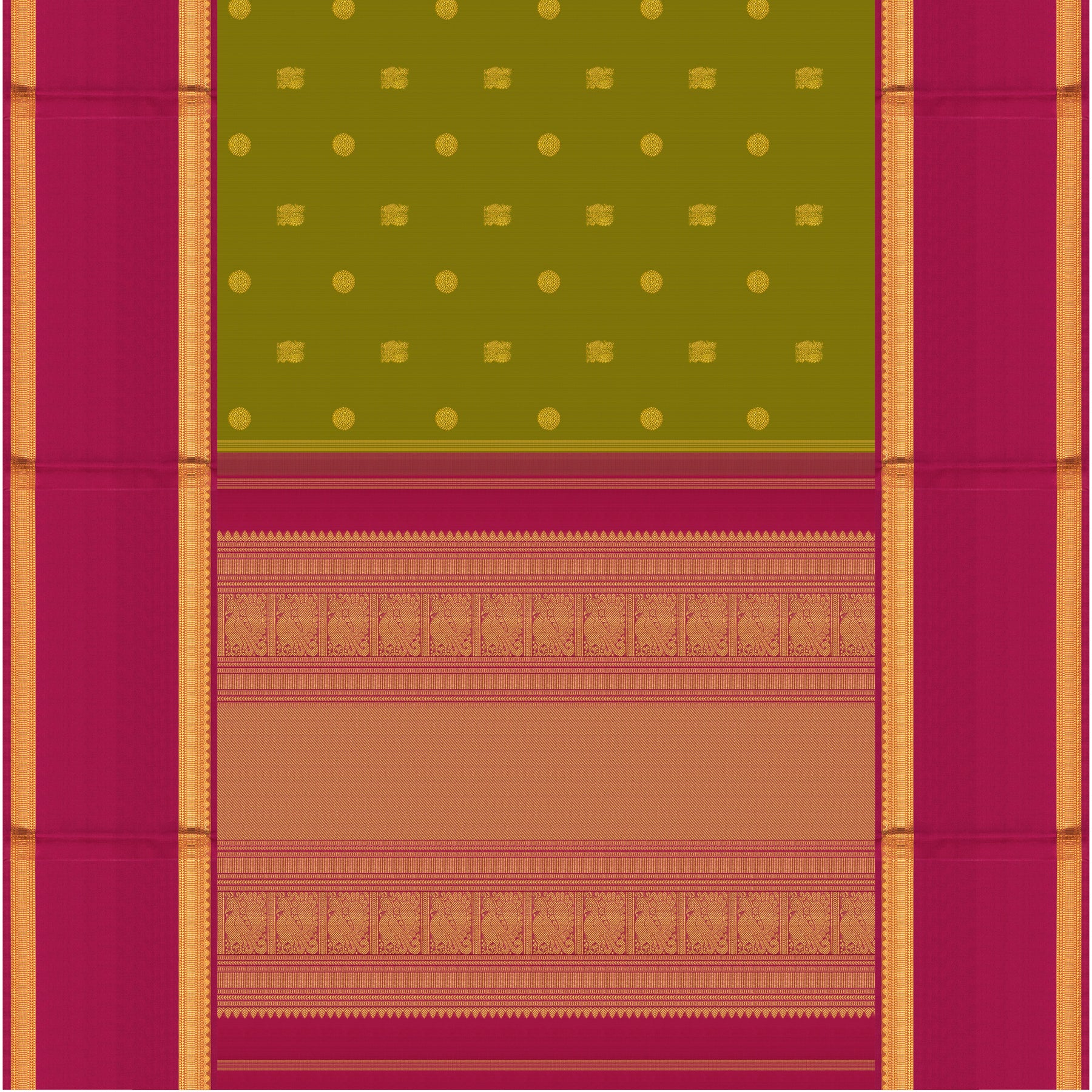 Kanakavalli Kanjivaram Silk Sari 25-110-HS001-02020 - Full View