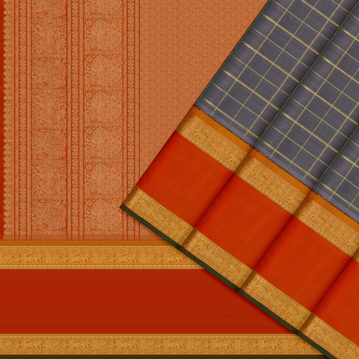 Kanakavalli Kanjivaram Silk Sari 25-110-HS001-02029 - Cover View