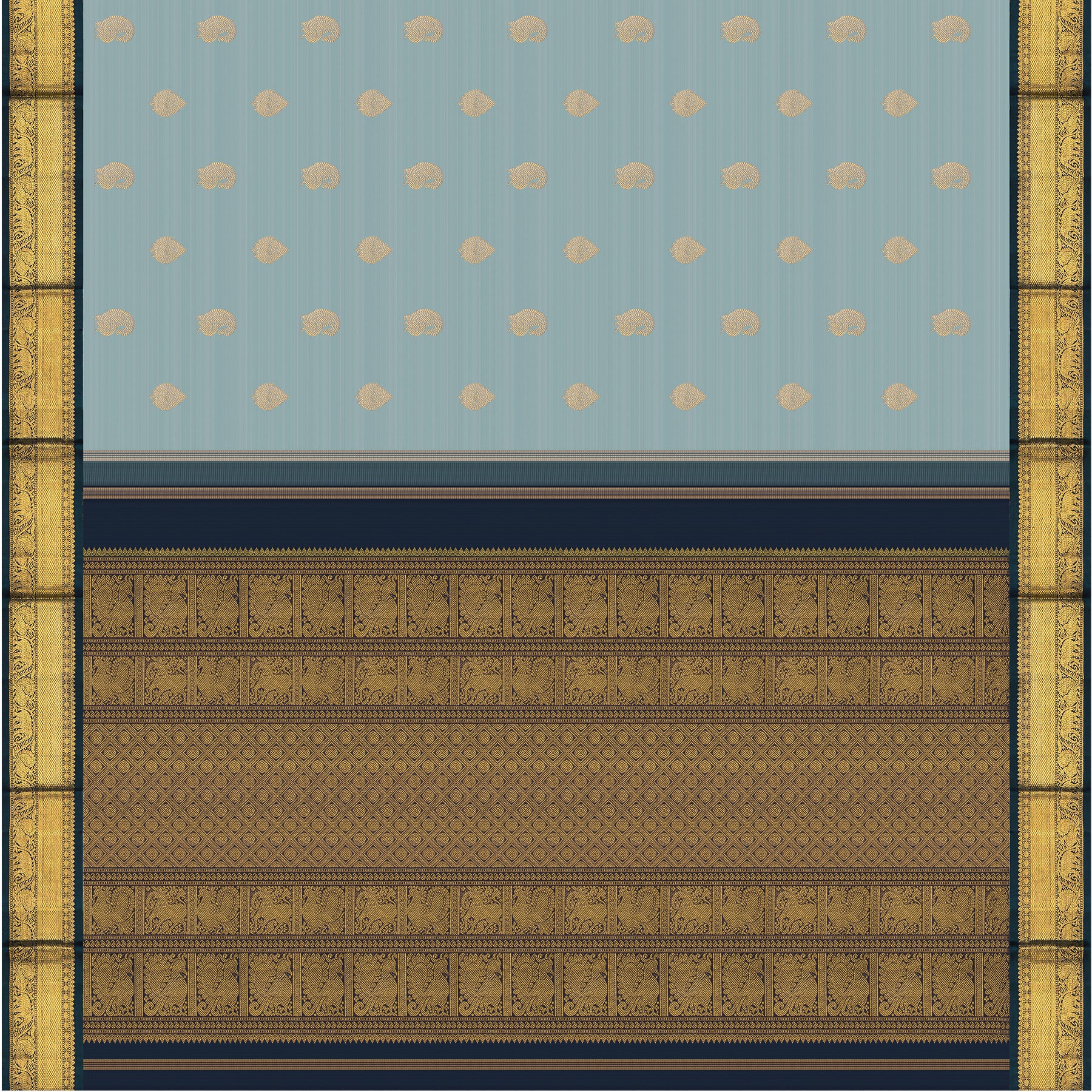 Kanakavalli Kanjivaram Silk Sari 25-110-HS001-02049 - Full View