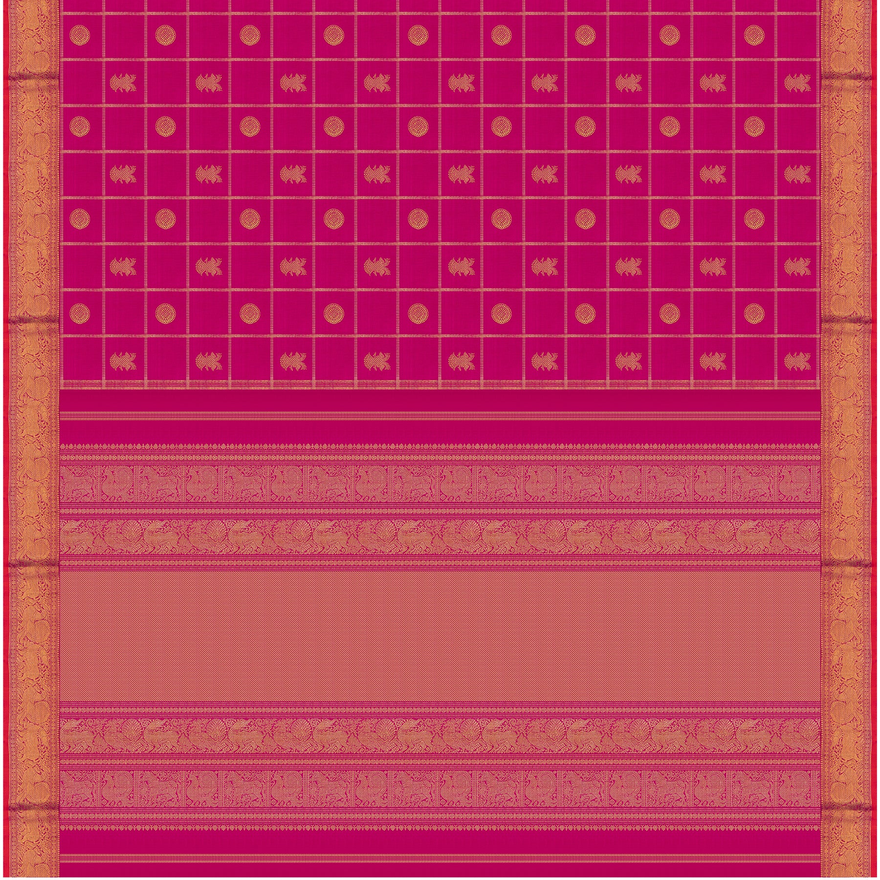 Kanakavalli Kanjivaram Silk Sari 25-110-HS001-02052 - Full View