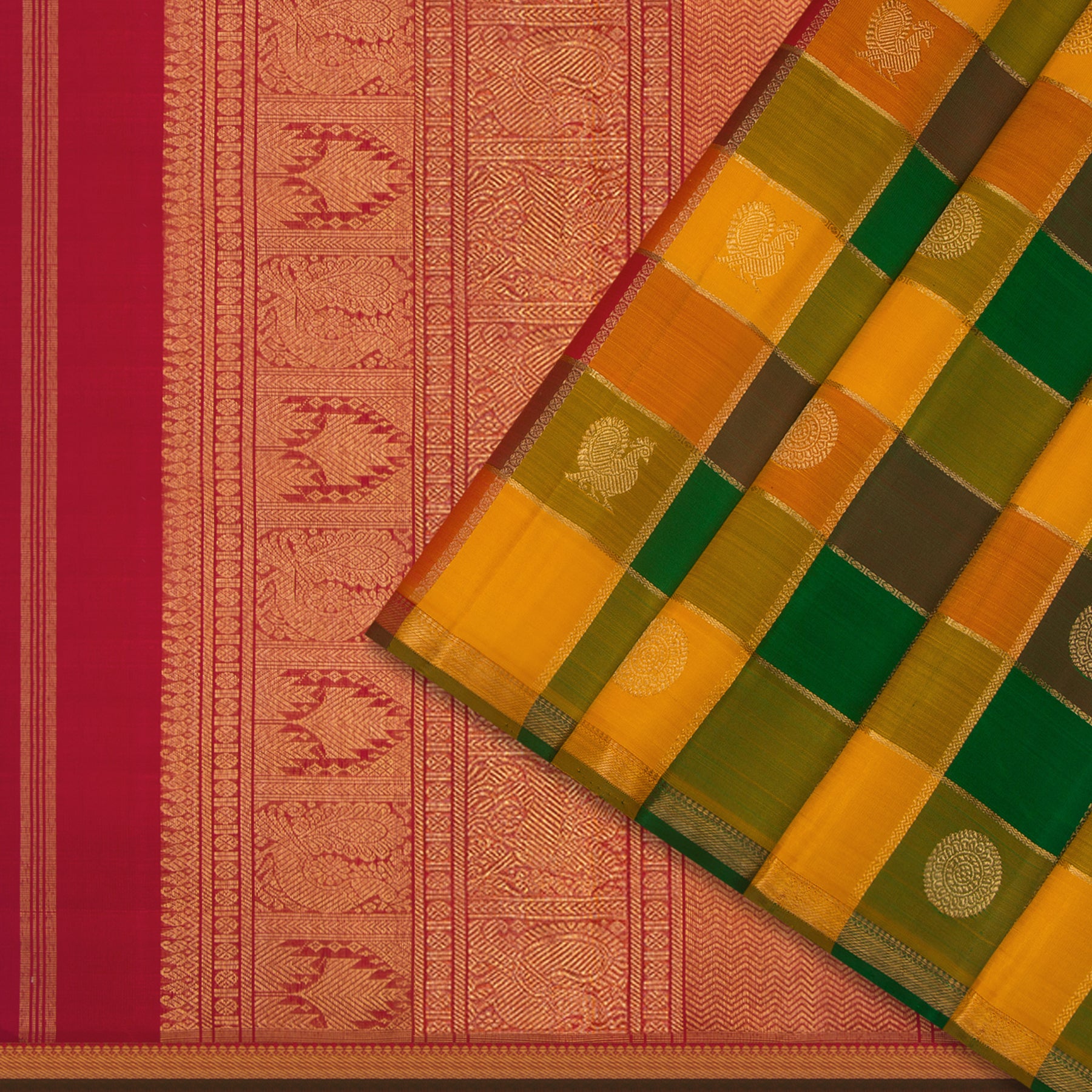 Kanakavalli Kanjivaram Silk Sari 25-110-HS001-02054 - Cover View