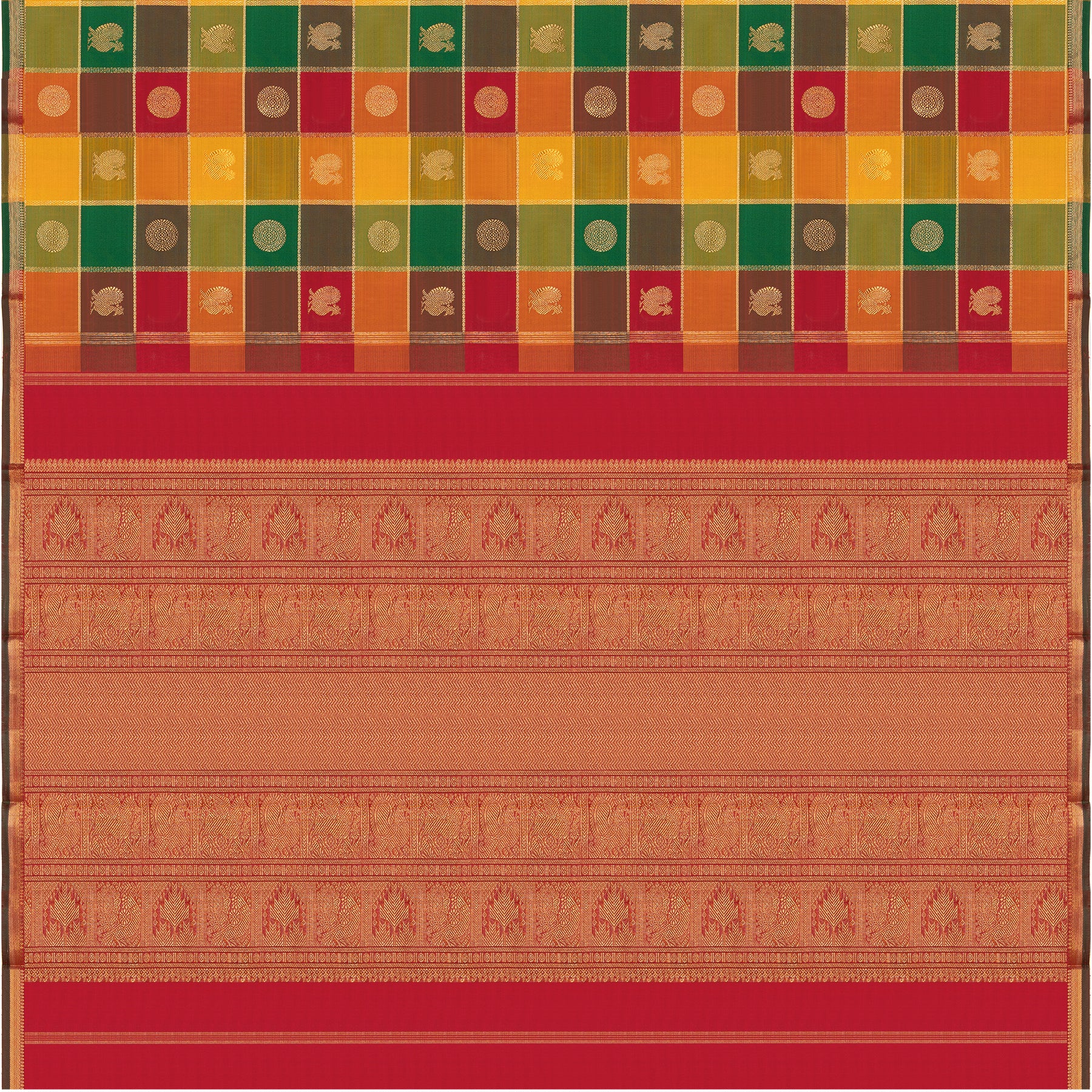 Kanakavalli Kanjivaram Silk Sari 25-110-HS001-02054 - Full View