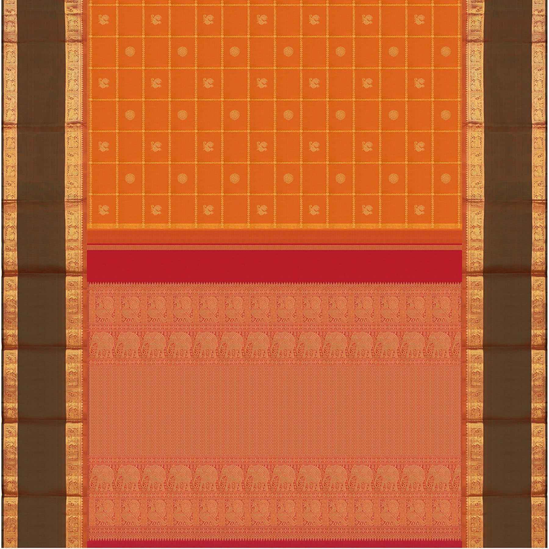 Kanakavalli Kanjivaram Silk Sari 25-110-HS001-02059 - Full View