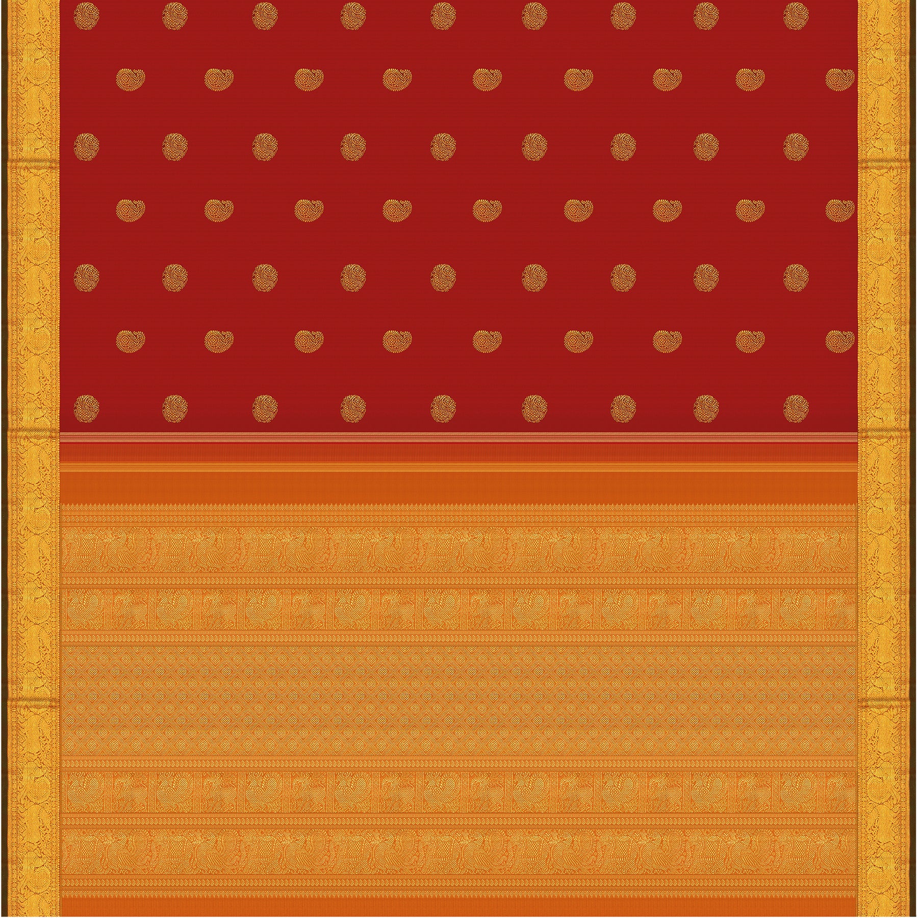 Kanakavalli Kanjivaram Silk Sari 25-110-HS001-02078 - Full View