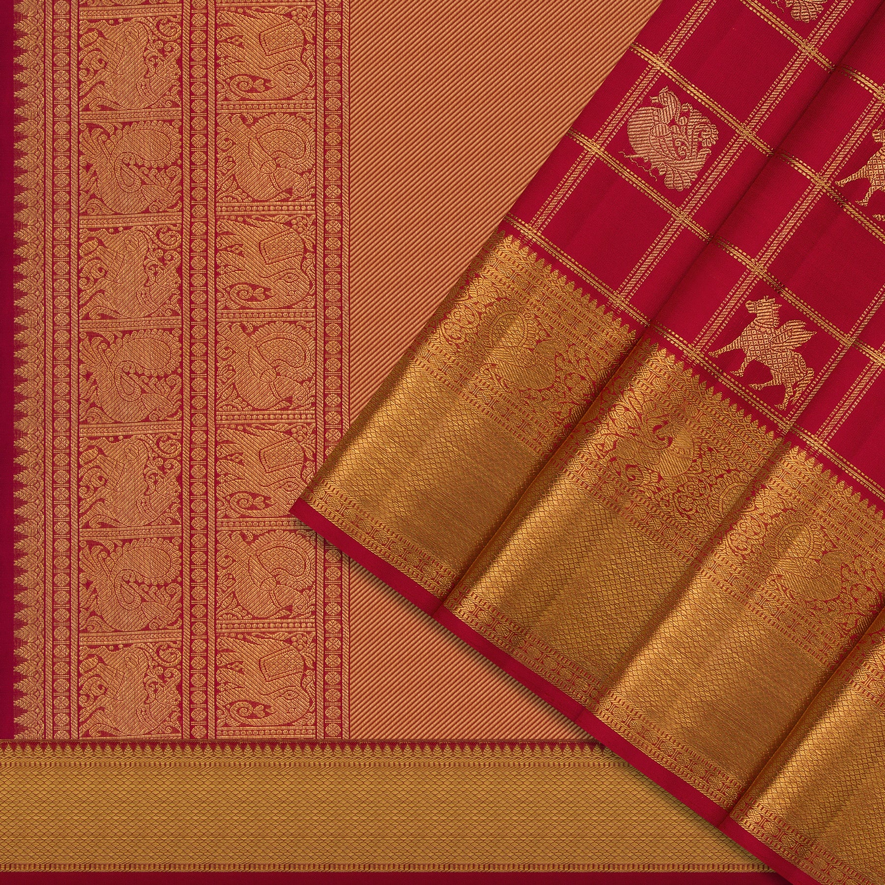 Kanakavalli Kanjivaram Silk Sari 25-110-HS001-02346 - Cover View