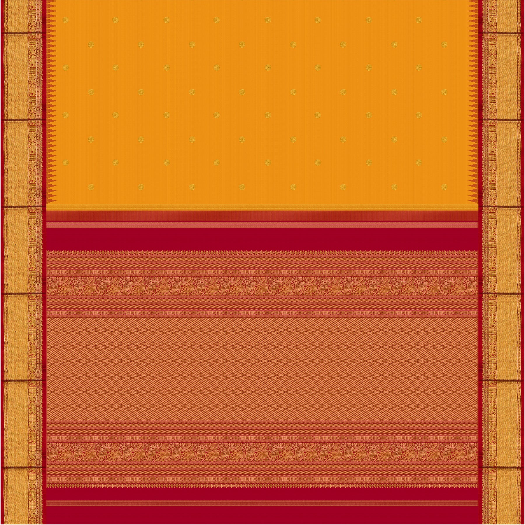 Kanakavalli Kanjivaram Silk Sari 25-110-HS001-02350 - Full View