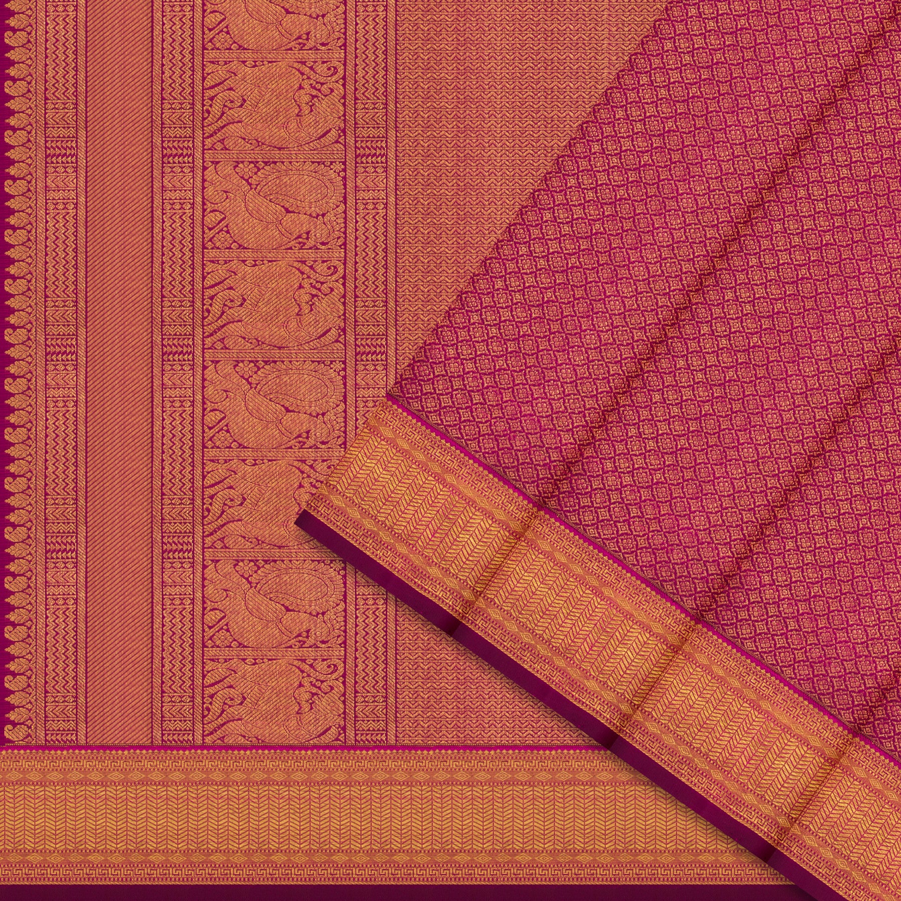Kanakavalli Kanjivaram Silk Sari 25-110-HS001-02370 - Cover View
