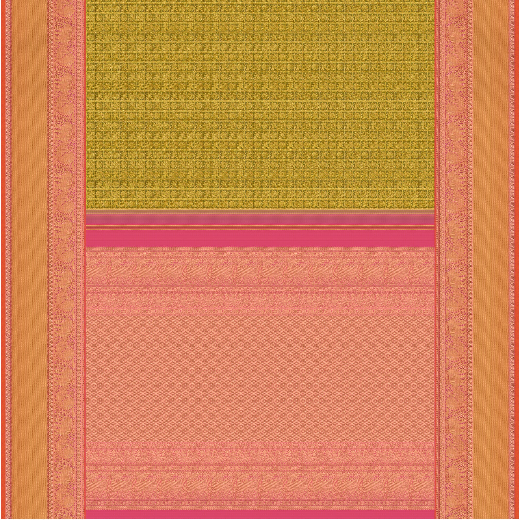 Kanakavalli Kanjivaram Silk Sari 25-110-HS001-02378 - Full View