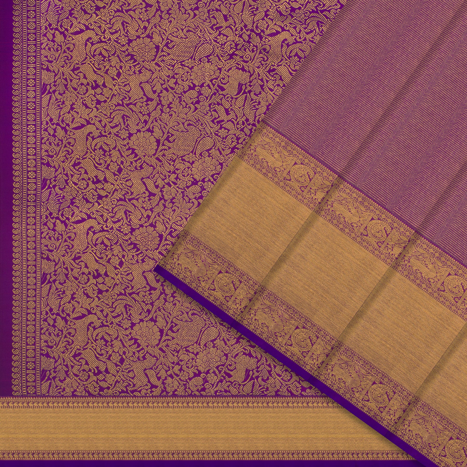 Kanakavalli Kanjivaram Silk Sari 25-110-HS001-02399 - Cover View