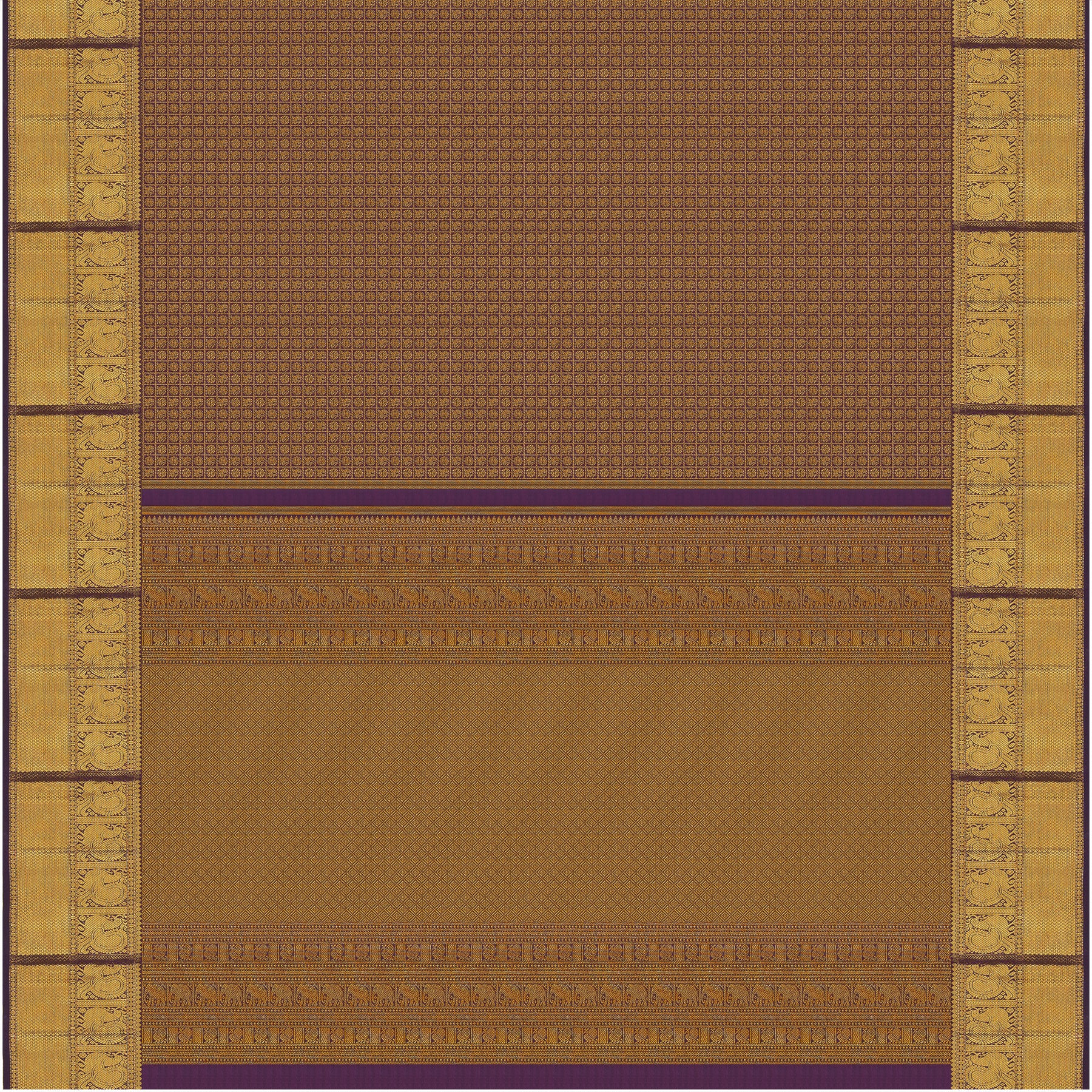 Kanakavalli Kanjivaram Silk Sari 25-110-HS001-02410 - Full View