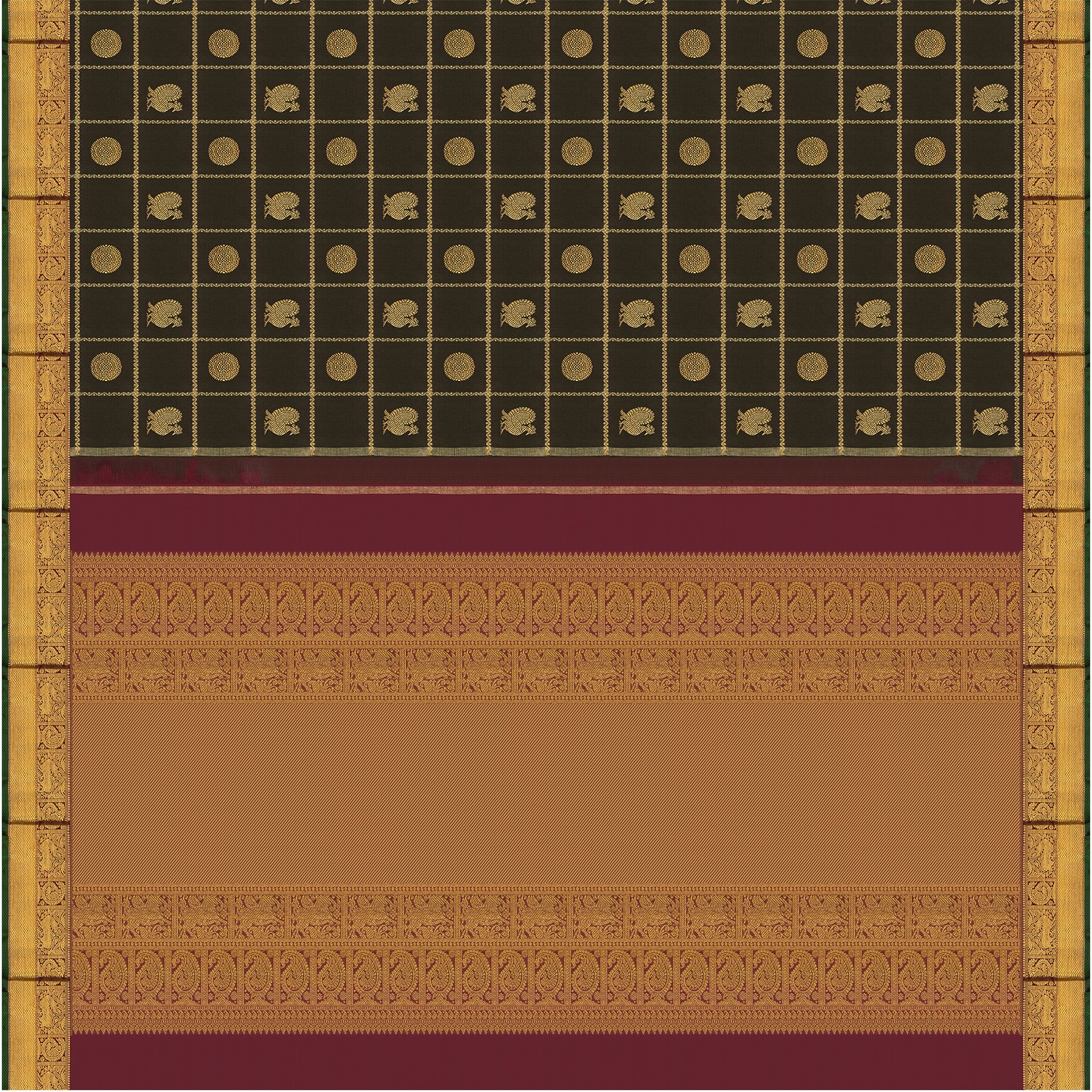 Kanakavalli Kanjivaram Silk Sari 25-110-HS001-02433 - Full View