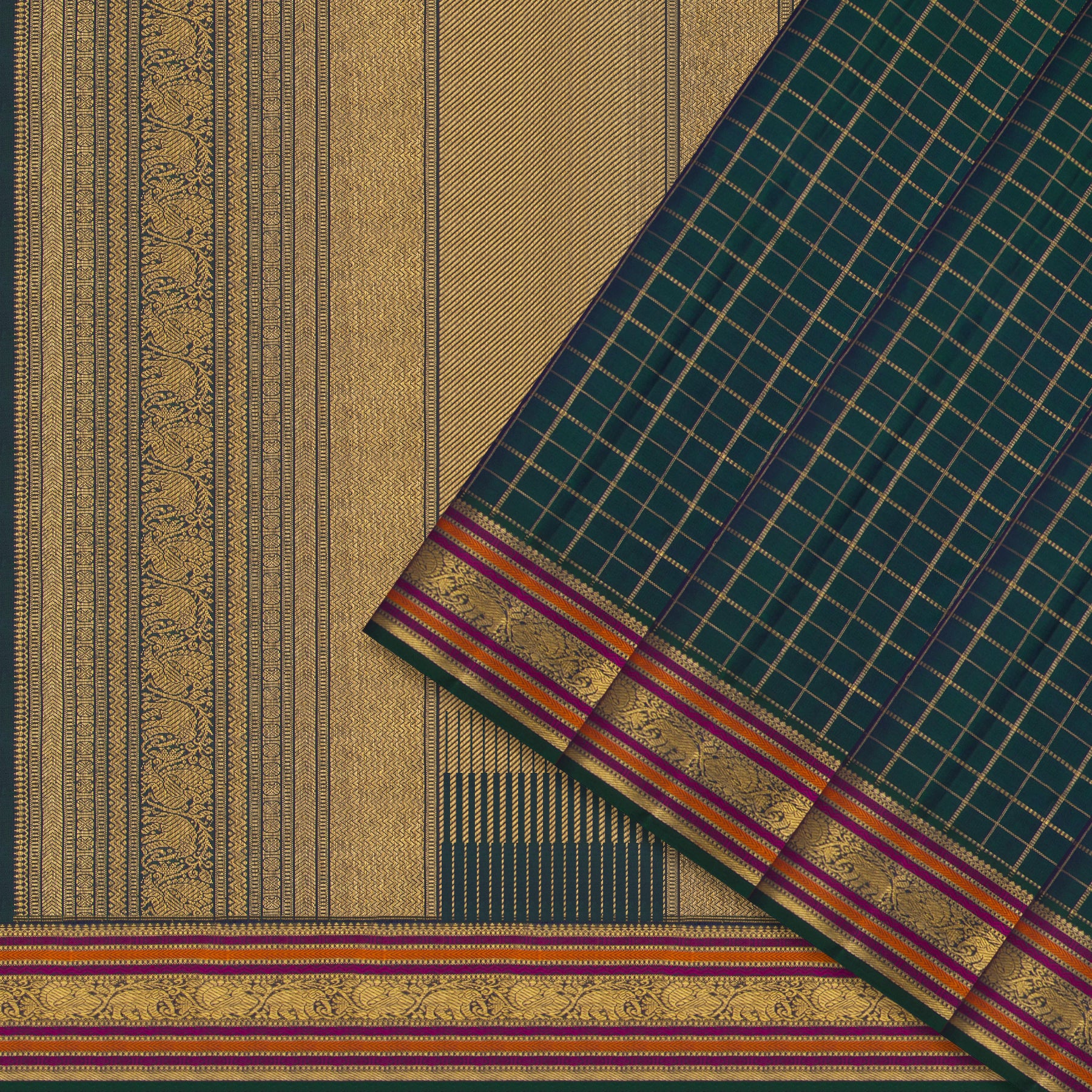 Kanakavalli Kanjivaram Silk Sari 25-110-HS001-02438 - Cover View