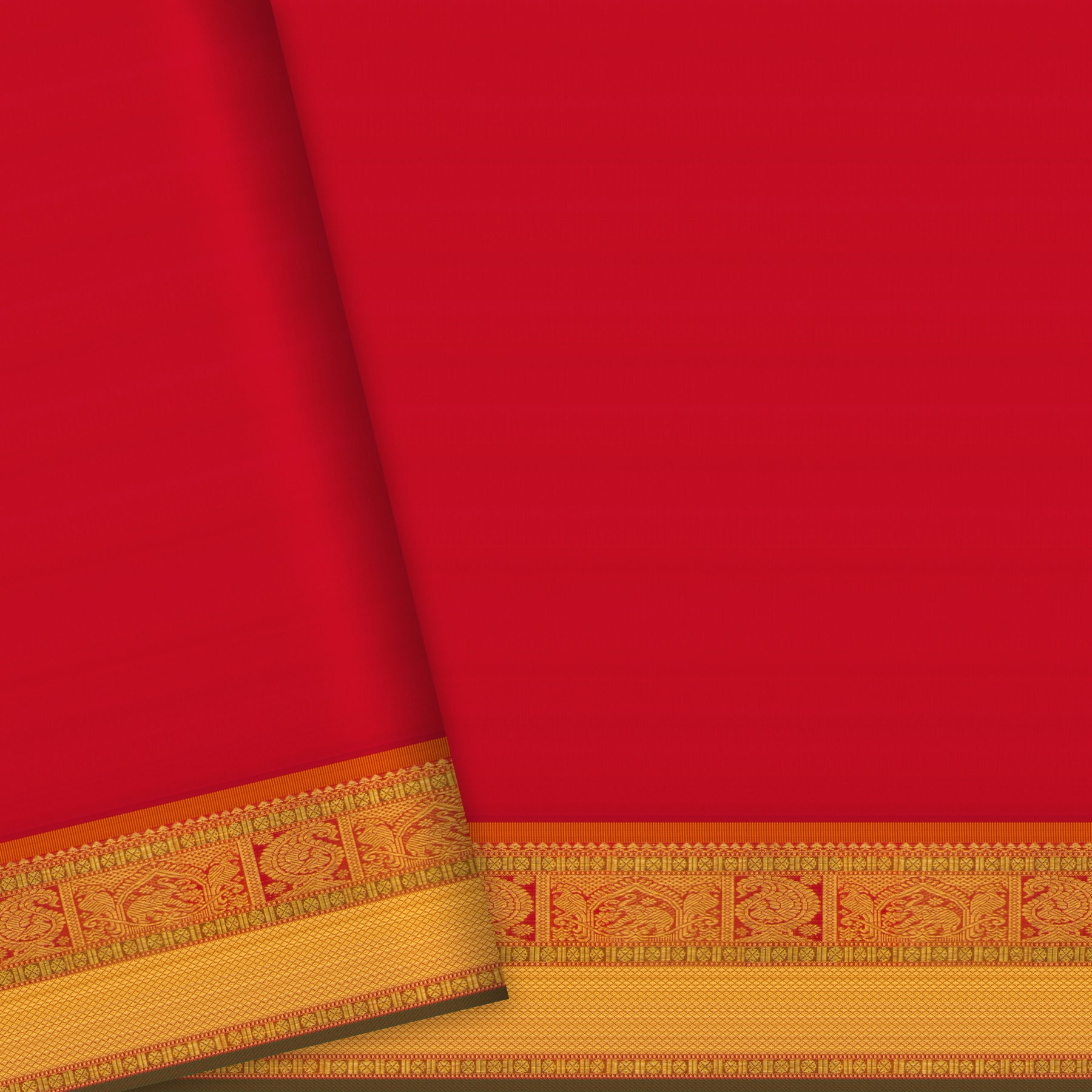 Kanakavalli Kanjivaram Silk Sari 25-110-HS001-02446 - Fabric View