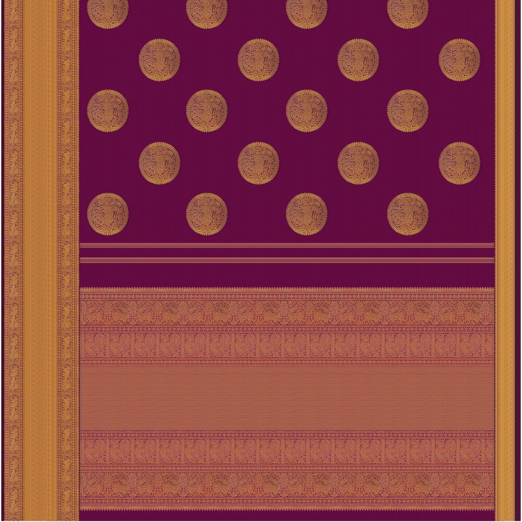 Kanakavalli Kanjivaram Silk Sari 25-110-HS001-02459 - Full View