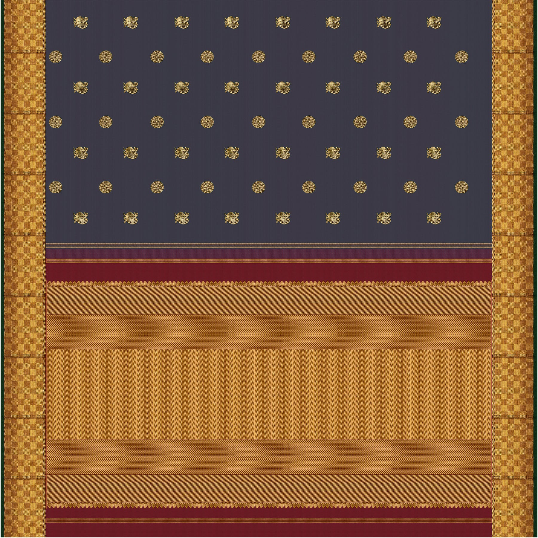 Kanakavalli Kanjivaram Silk Sari 25-110-HS001-02465 - Full View