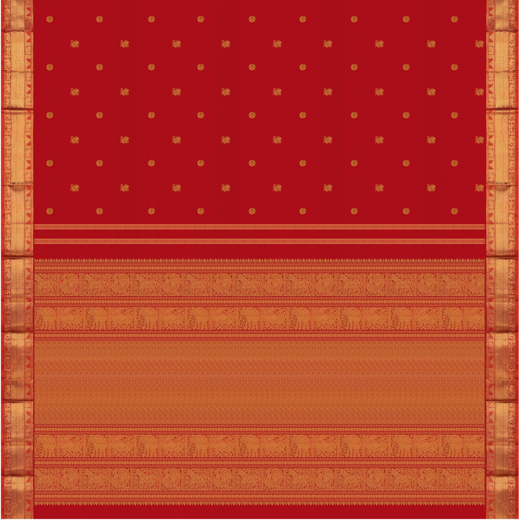 Kanakavalli Kanjivaram Silk Sari 25-110-HS001-02466 - Full View