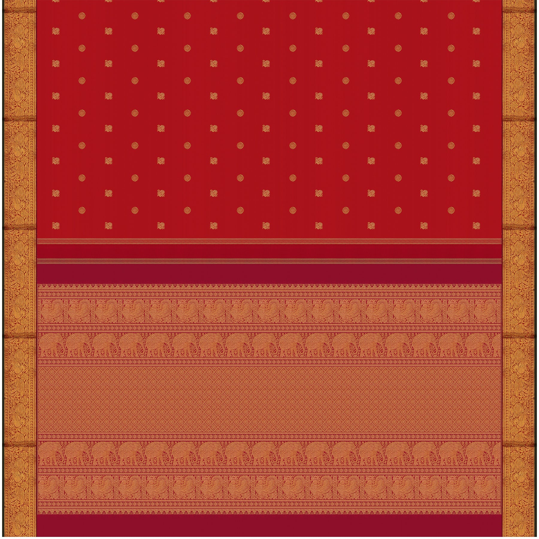 Kanakavalli Kanjivaram Silk Sari 25-110-HS001-02470 - Full View