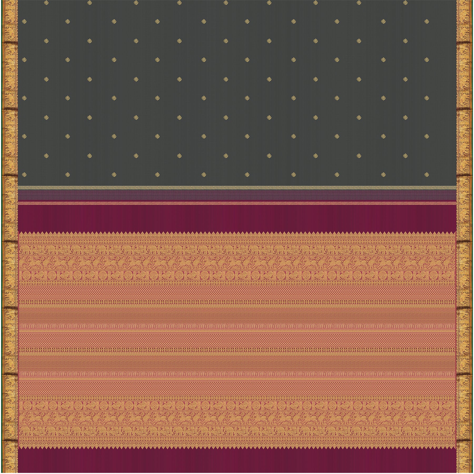 Kanakavalli Kanjivaram Silk Sari 25-110-HS001-02475 - Full View
