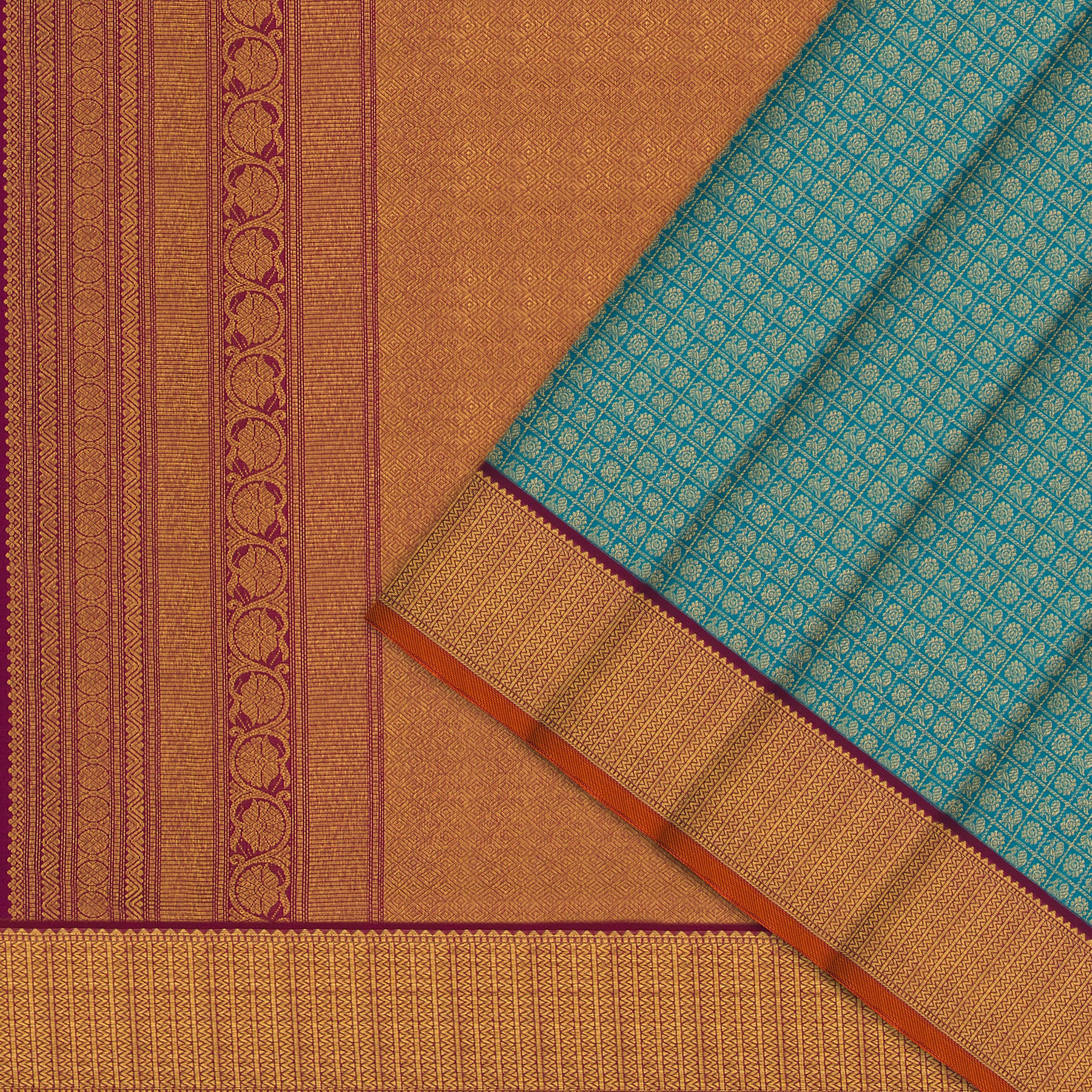 Kanakavalli Kanjivaram Silk Sari 25-110-HS001-02487 - Cover View