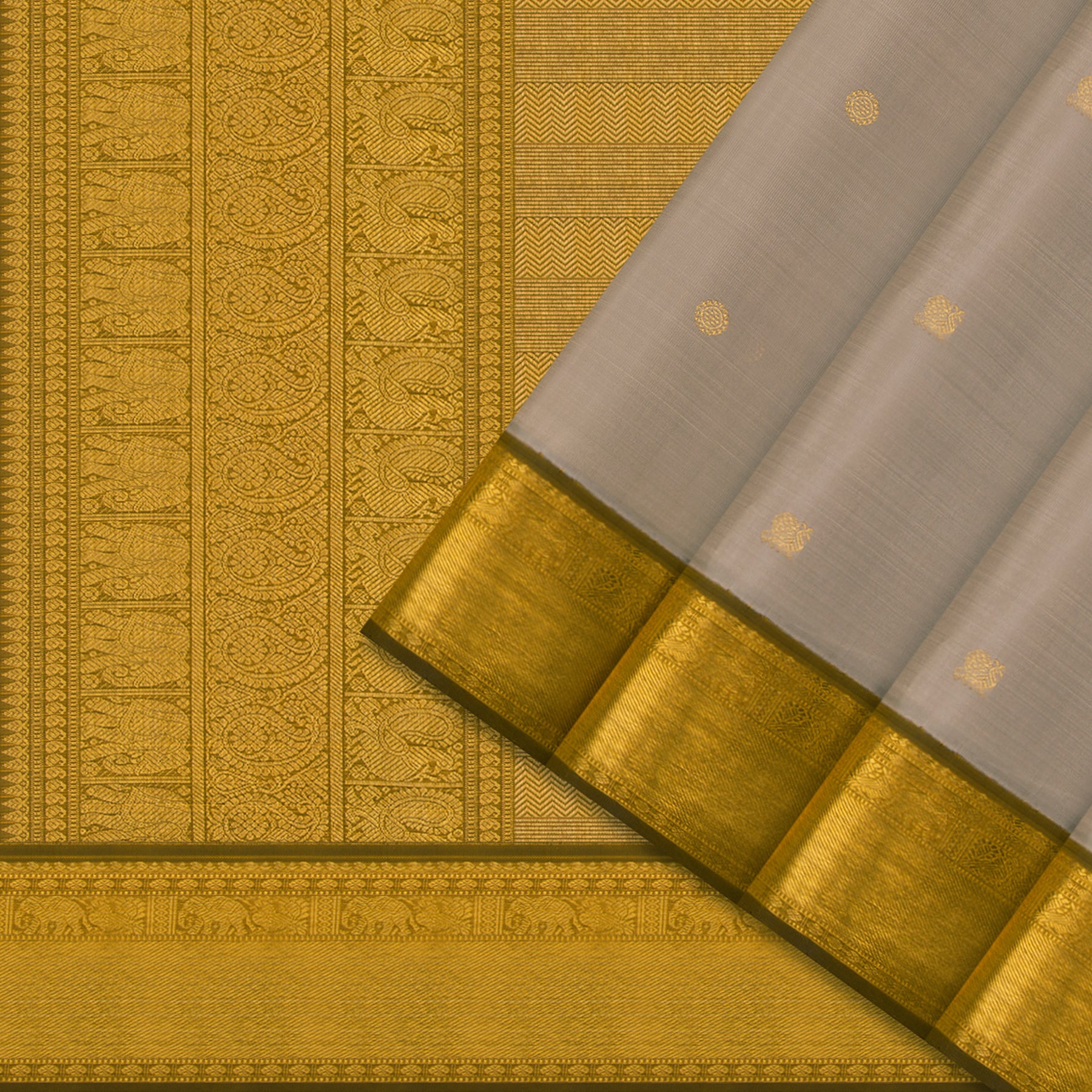 Kanakavalli Kanjivaram Silk Sari 25-110-HS001-02493 - Cover View