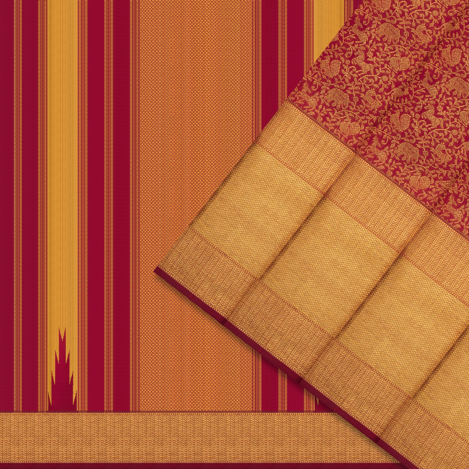 Kanakavalli Kanjivaram Silk Sari 25-110-HS001-02964 - Cover View