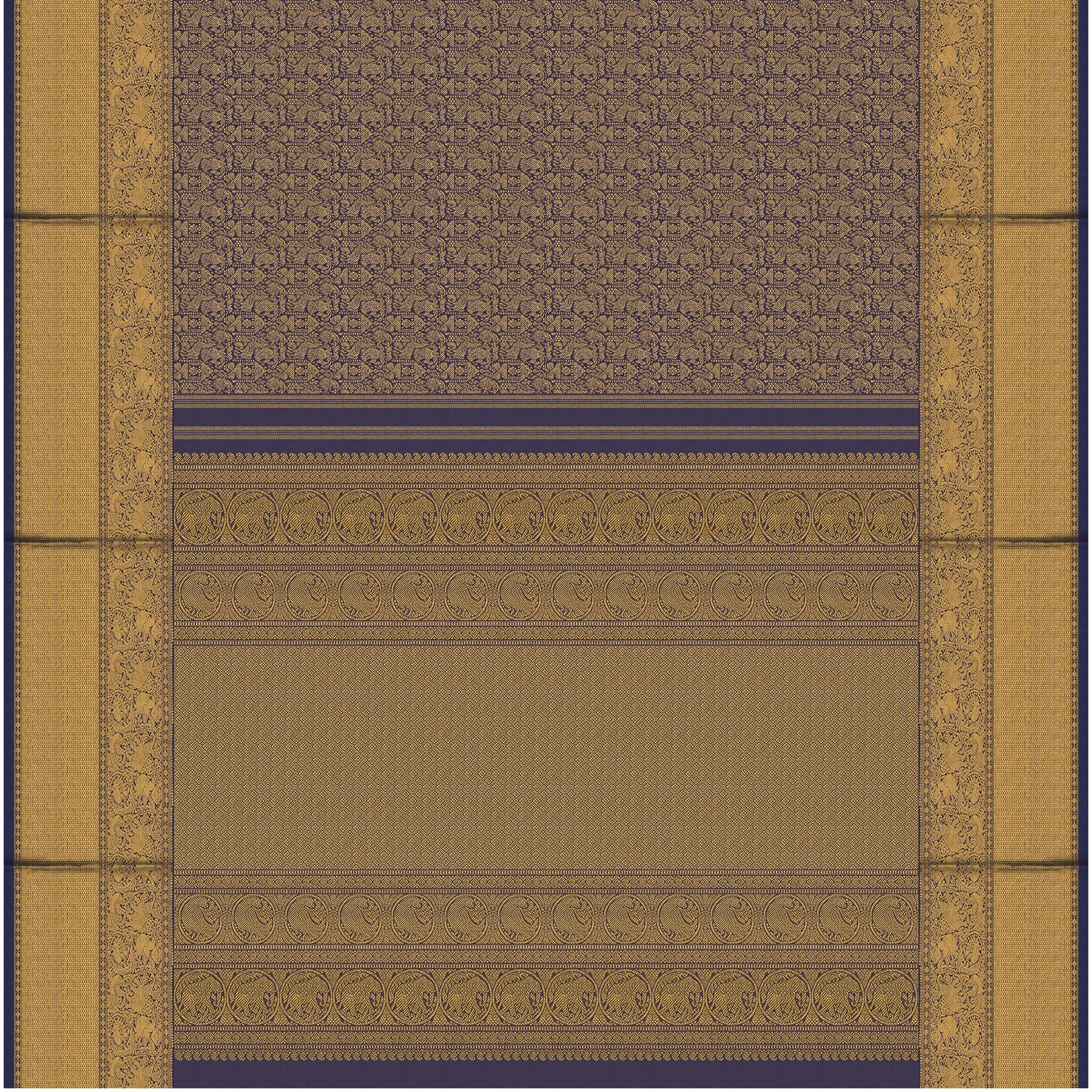 Kanakavalli Kanjivaram Silk Sari 25-110-HS001-03926 - Full View