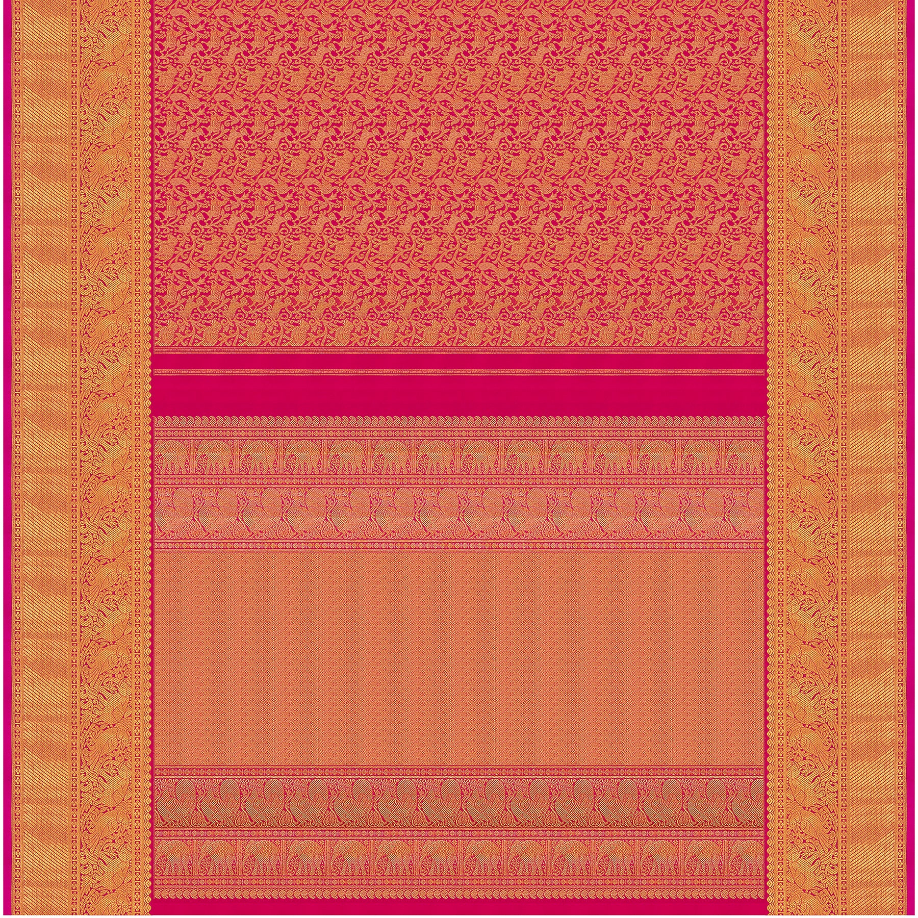 Kanakavalli Kanjivaram Silk Sari 25-110-HS001-03933 - Full View