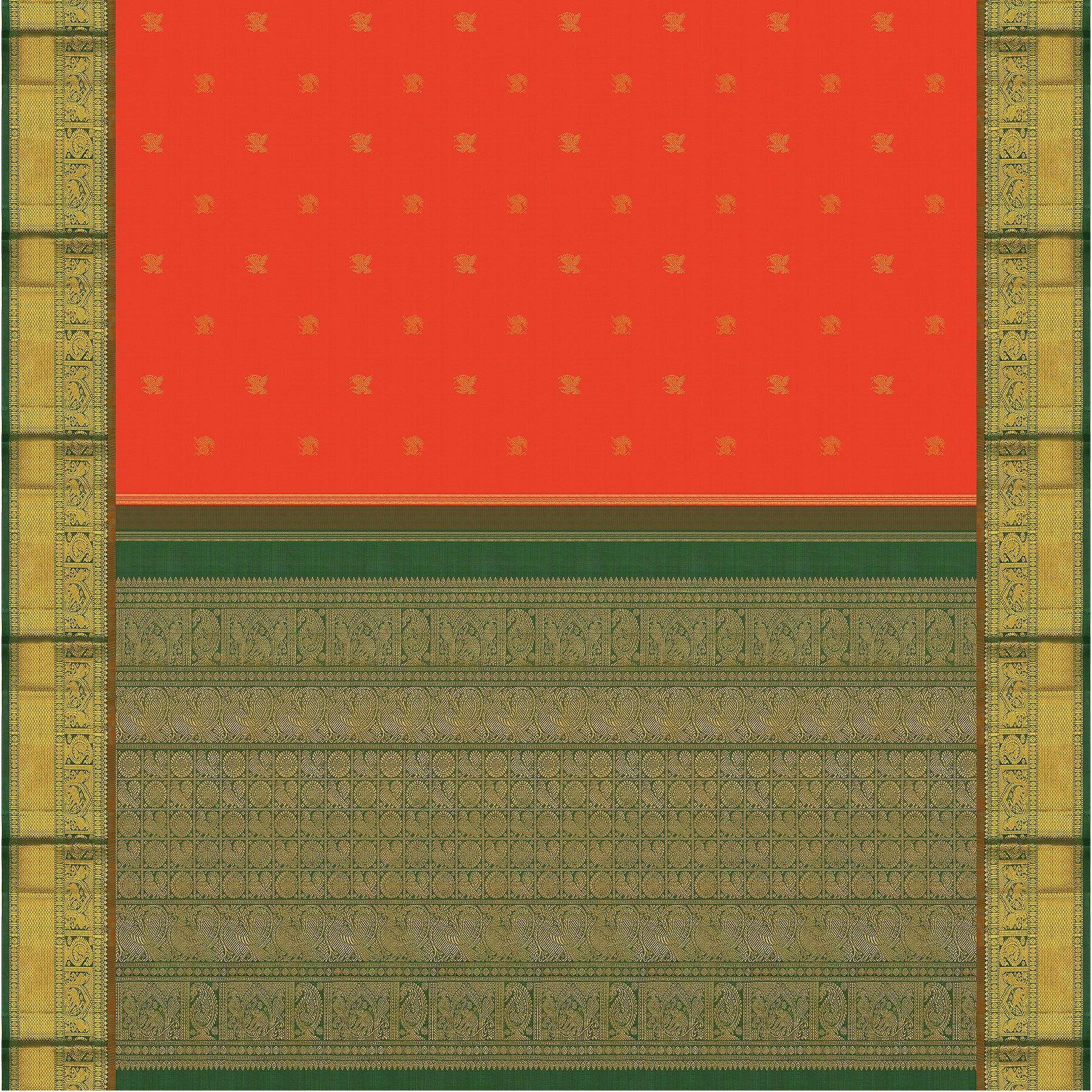 Kanakavalli Kanjivaram Silk Sari 25-110-HS001-03946 - Full View