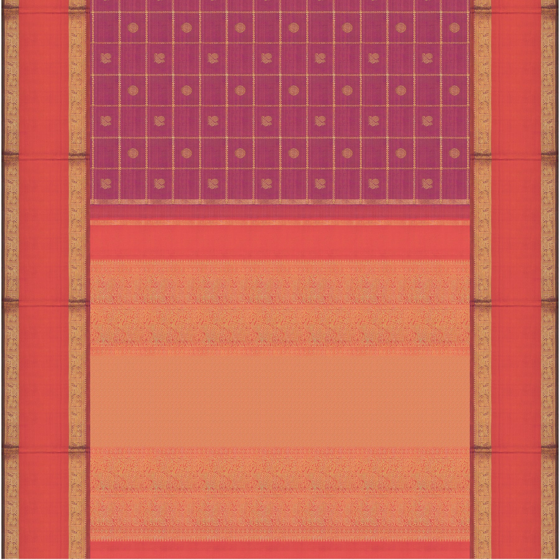 Kanakavalli Kanjivaram Silk Sari 25-110-HS001-03986 - Full View