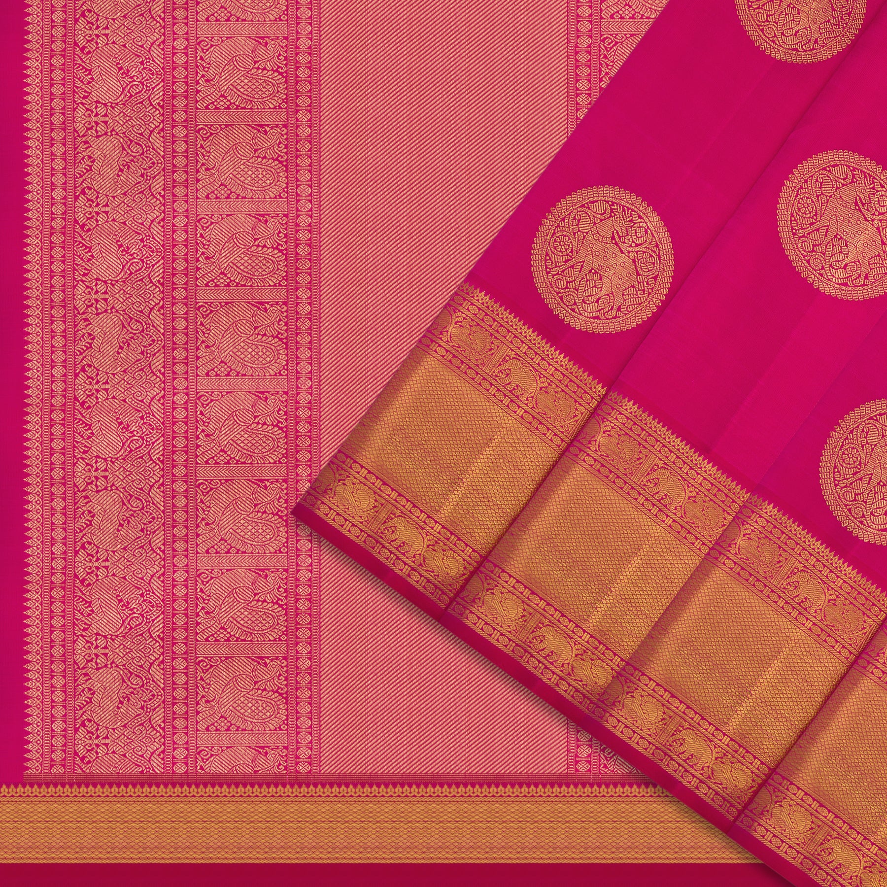 Kanakavalli Kanjivaram Silk Sari 25-110-HS001-04011 - Cover View