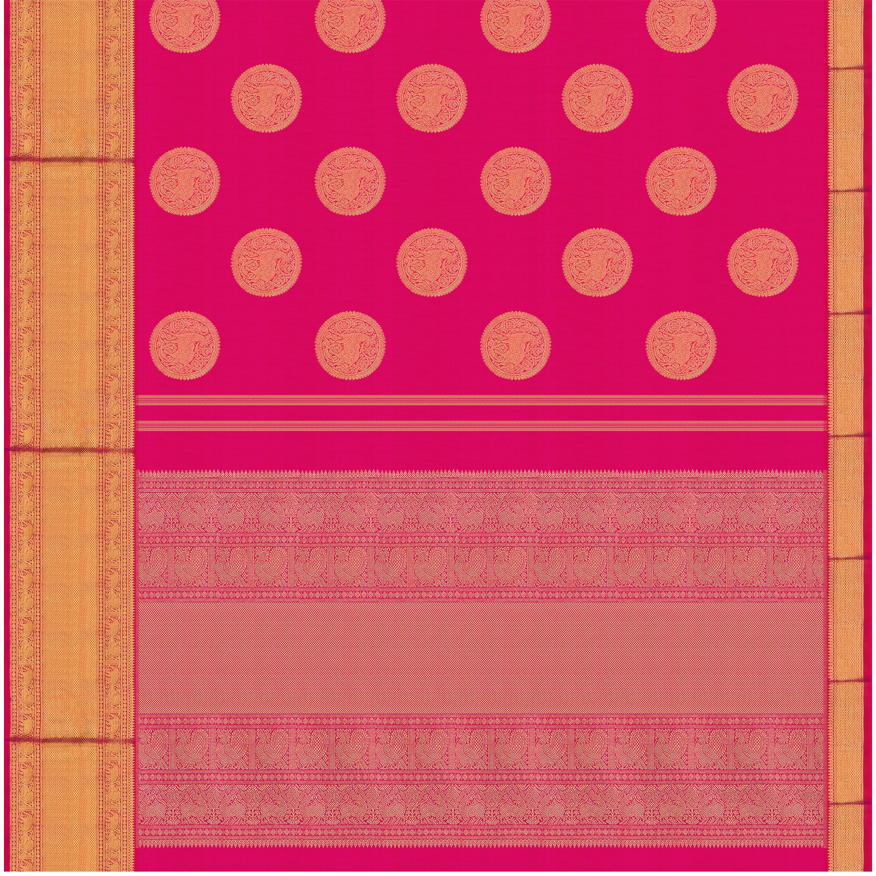 Kanakavalli Kanjivaram Silk Sari 25-110-HS001-04011 - Full View