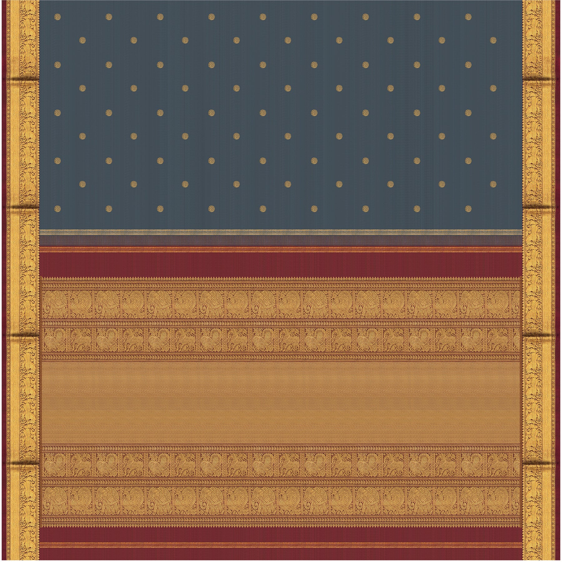 Kanakavalli Kanjivaram Silk Sari 25-110-HS001-04013 - Full View