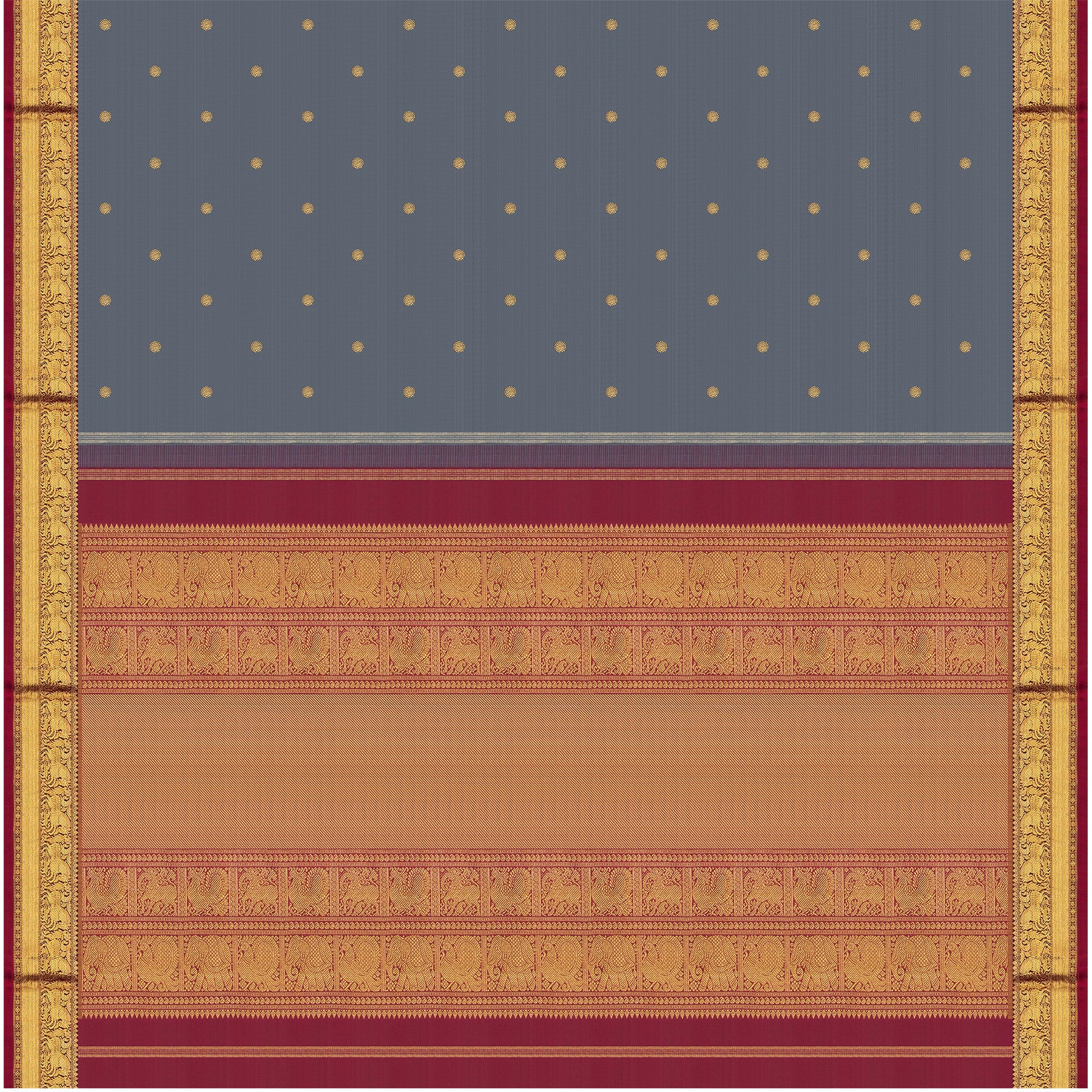 Kanakavalli Kanjivaram Silk Sari 25-110-HS001-04014 - Full View