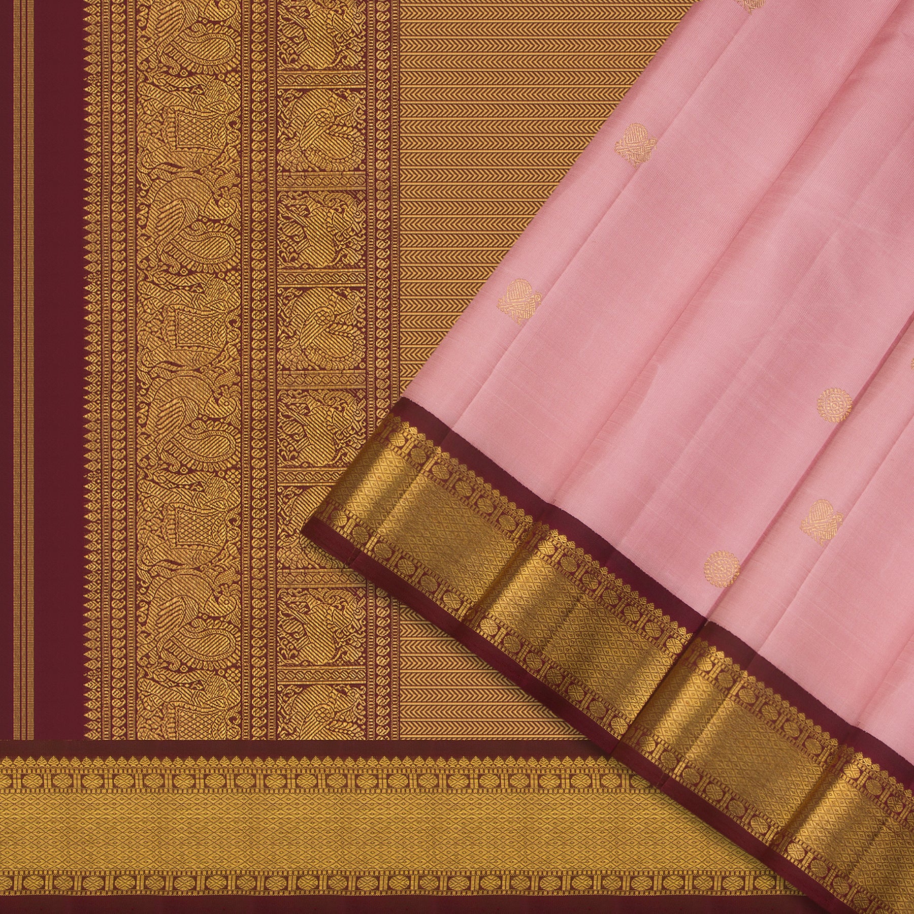 Kanakavalli Kanjivaram Silk Sari 25-110-HS001-04033 - Cover View