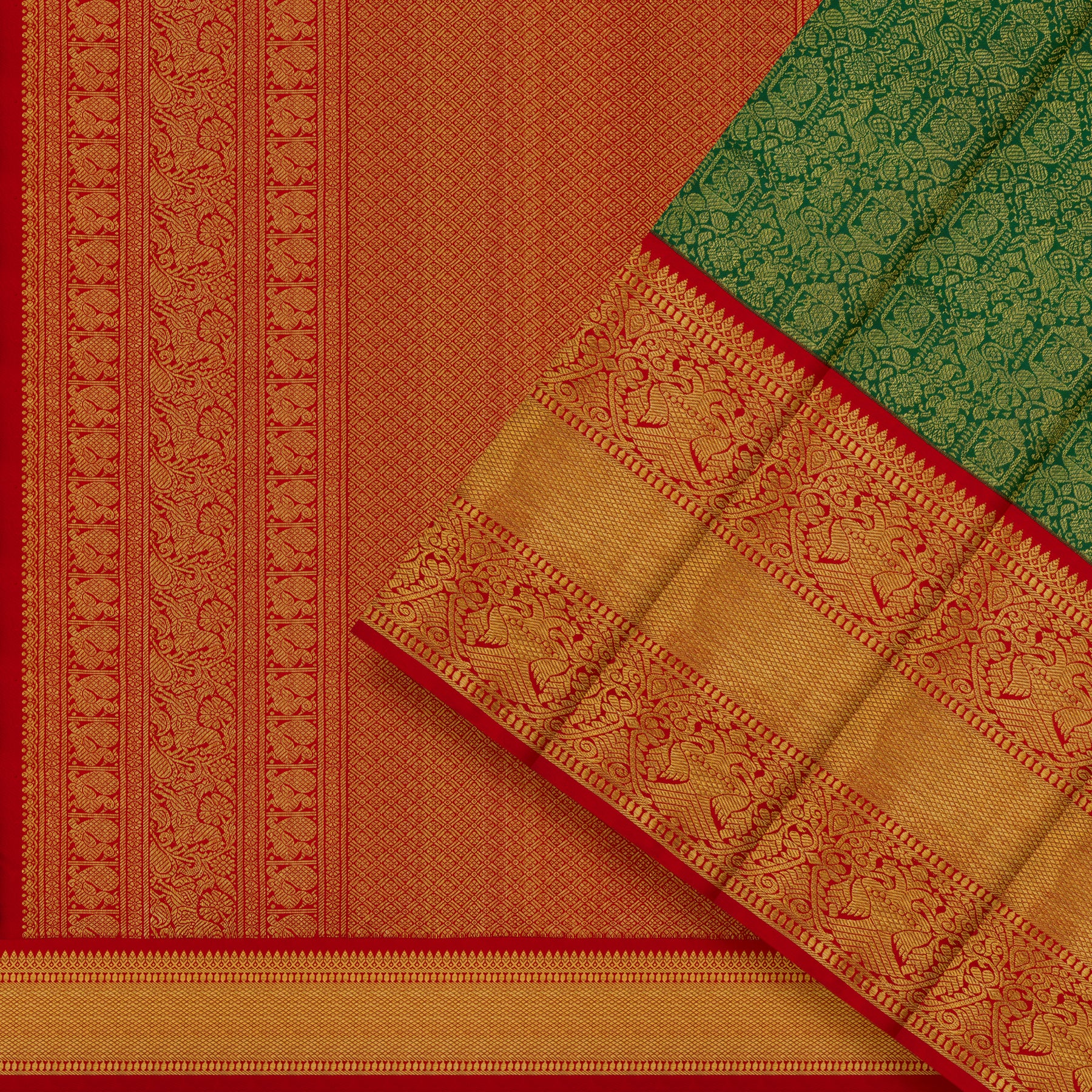 Kanakavalli Kanjivaram Silk Sari 25-110-HS001-04433 - Cover View