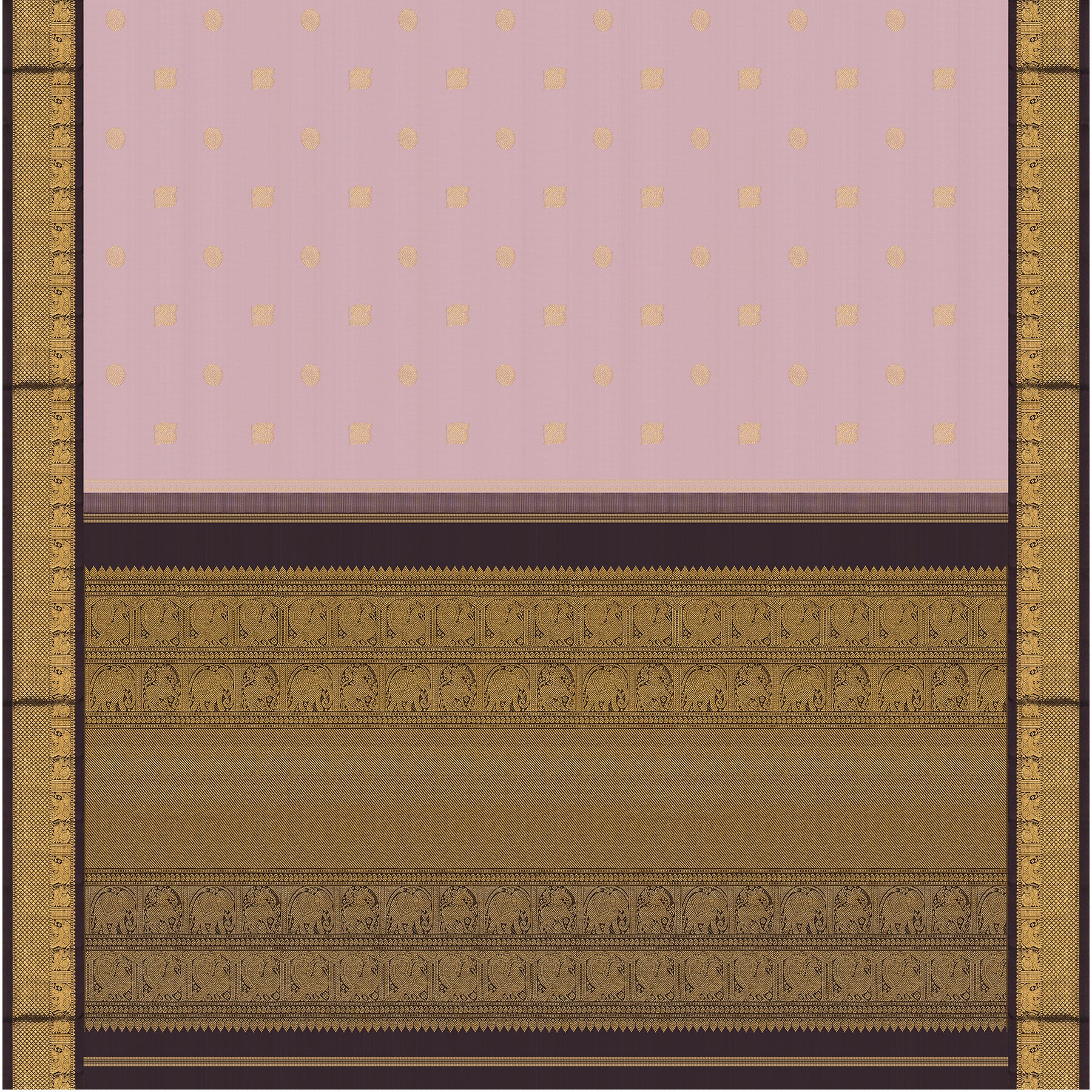 Kanakavalli Kanjivaram Silk Sari 25-110-HS001-04446 - Full View