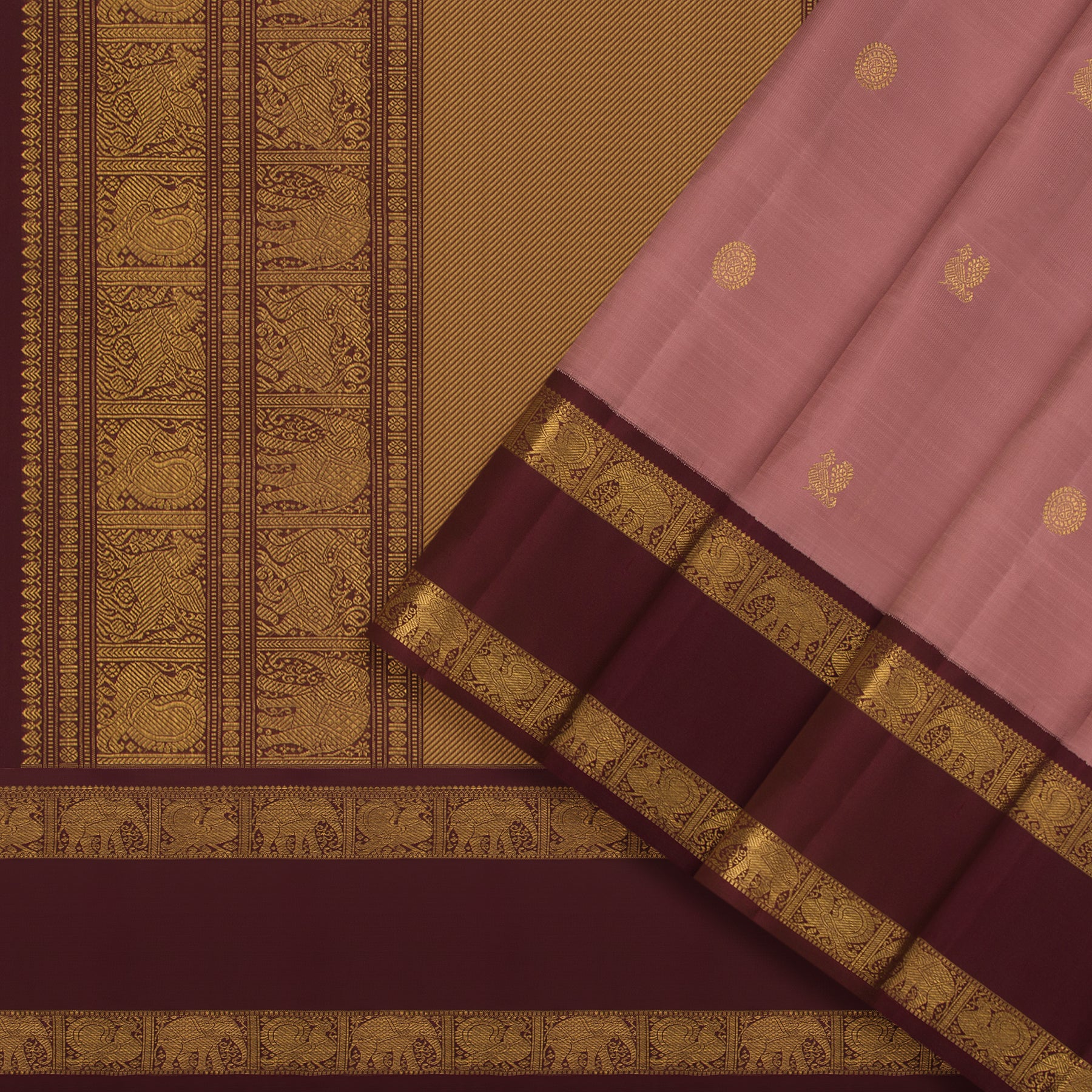 Kanakavalli Kanjivaram Silk Sari 25-110-HS001-04448 - Cover View