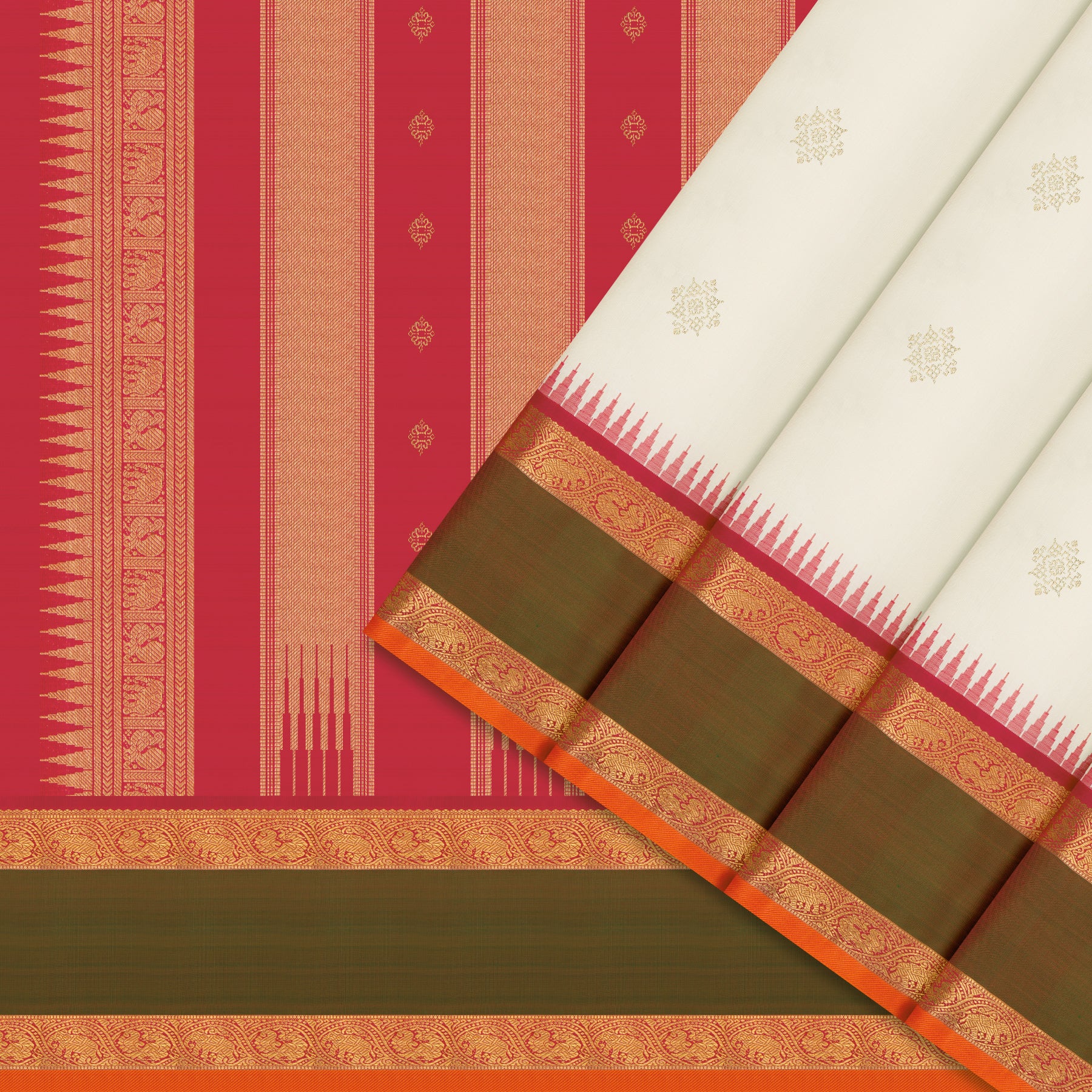 Kanakavalli Kanjivaram Silk Sari 25-110-HS001-04456 - Cover View