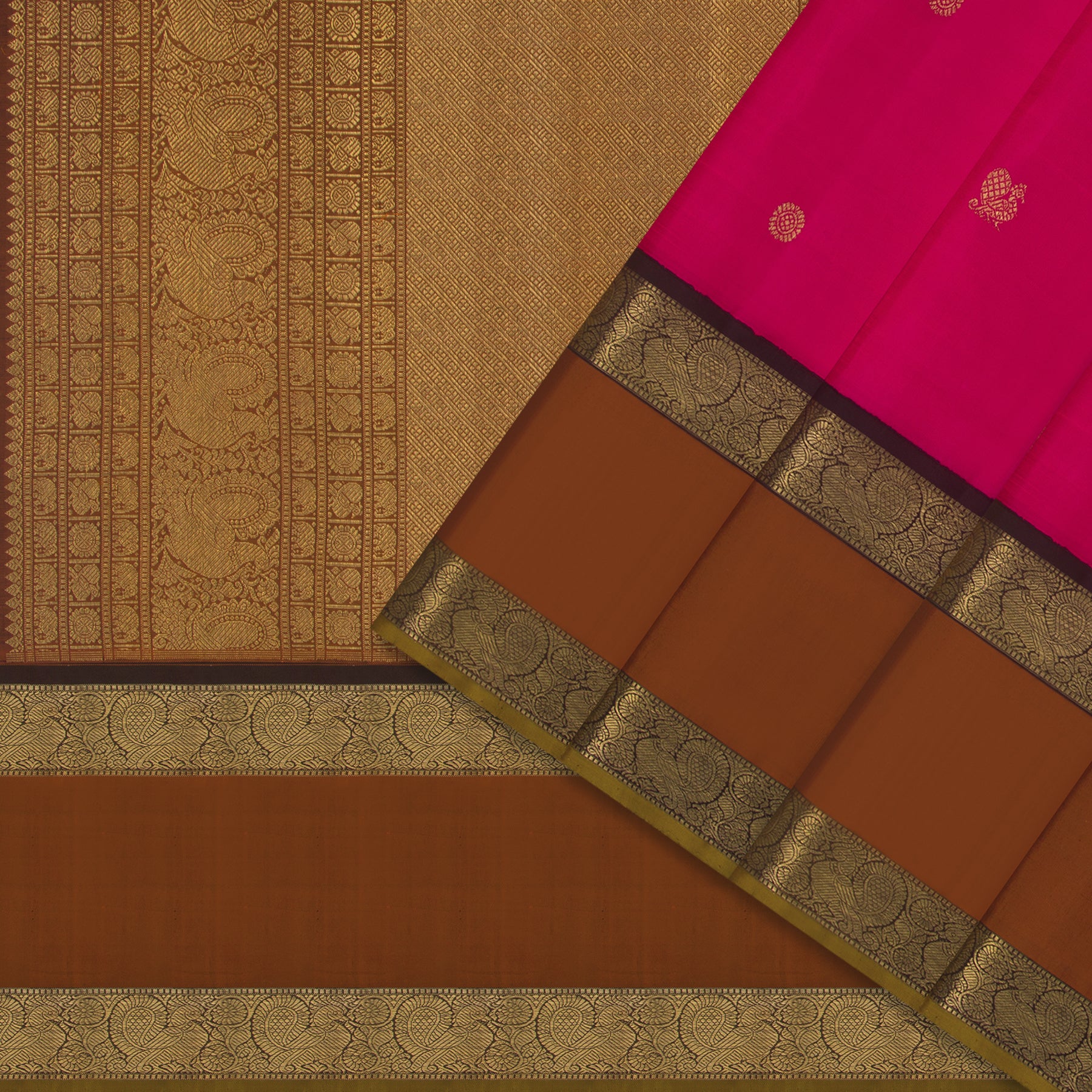 Kanakavalli Kanjivaram Silk Sari 25-110-HS001-04457 - Cover View