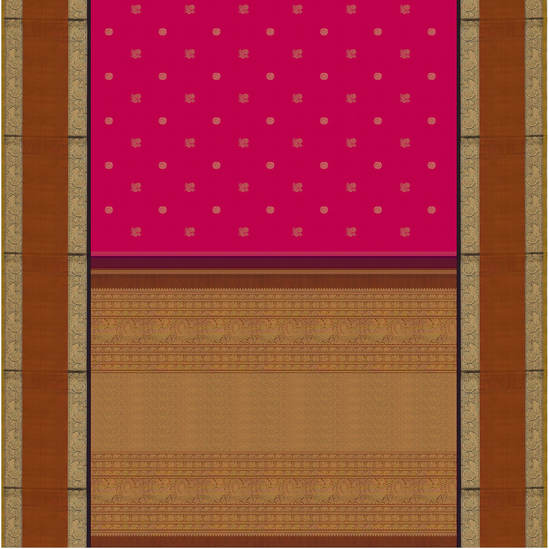 Kanakavalli Kanjivaram Silk Sari 25-110-HS001-04457 - Full View