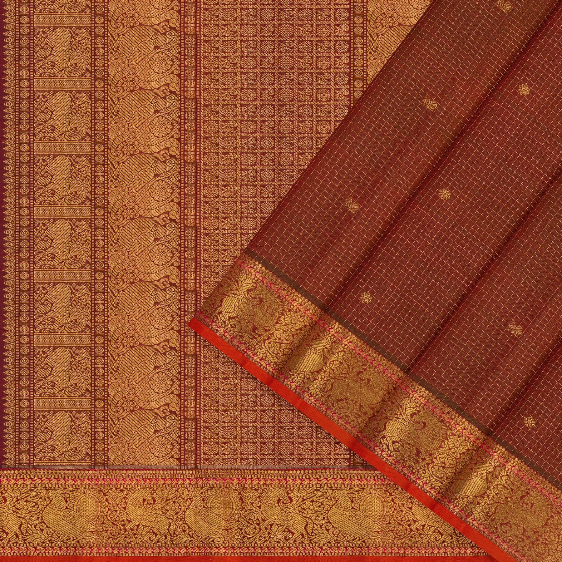 Kanakavalli Kanjivaram Silk Sari 25-110-HS001-04463 - Cover View