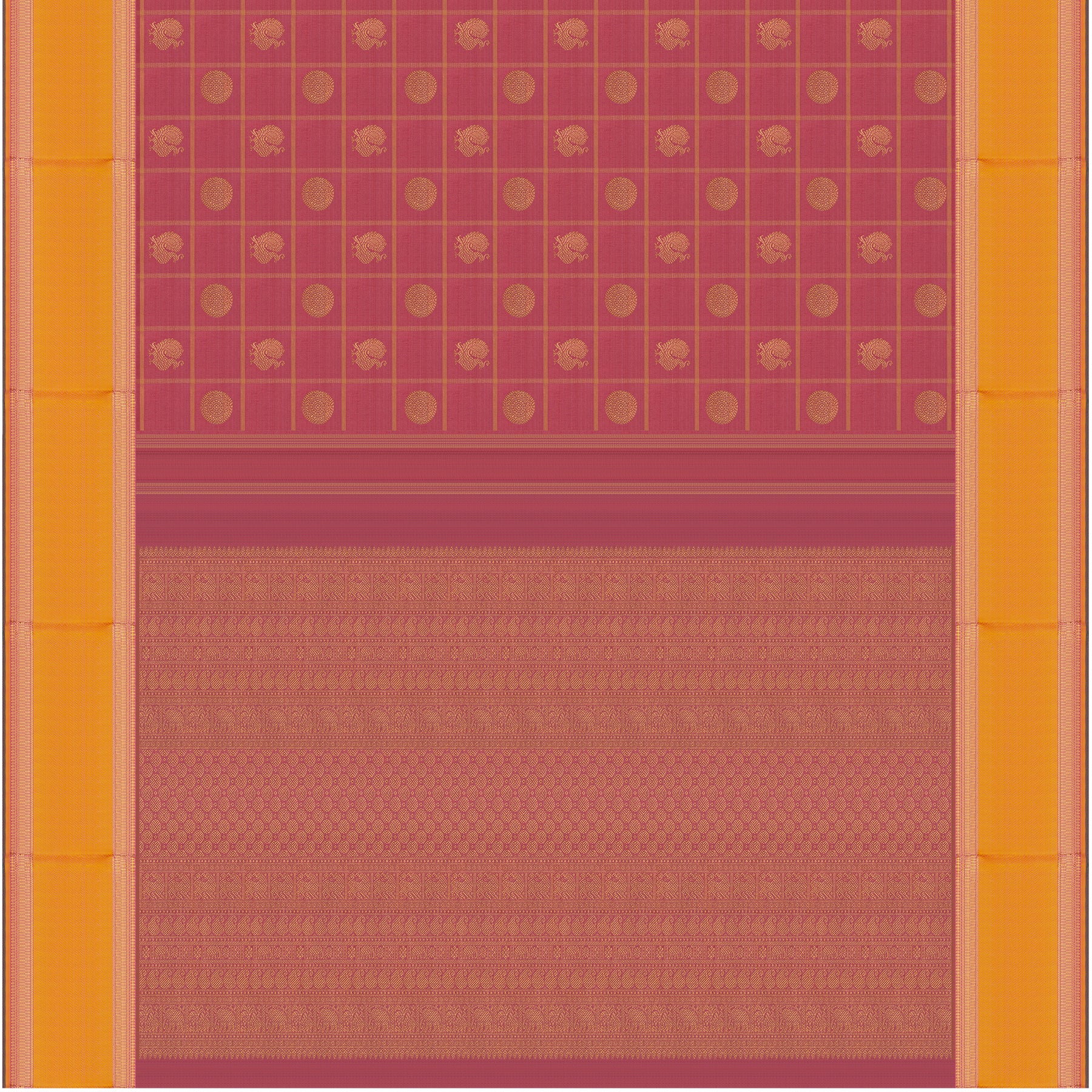 Kanakavalli Kanjivaram Silk Sari 25-110-HS001-04465 - Full View