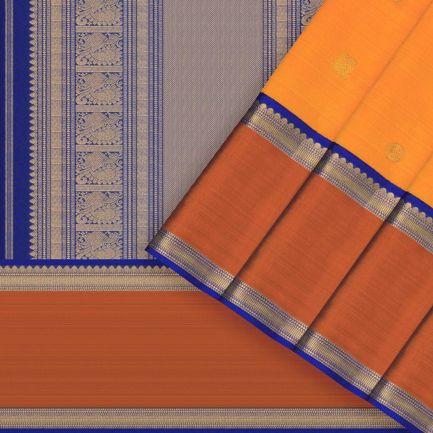 Kanakavalli Kanjivaram Silk Sari 25-110-HS001-05544 - Cover View