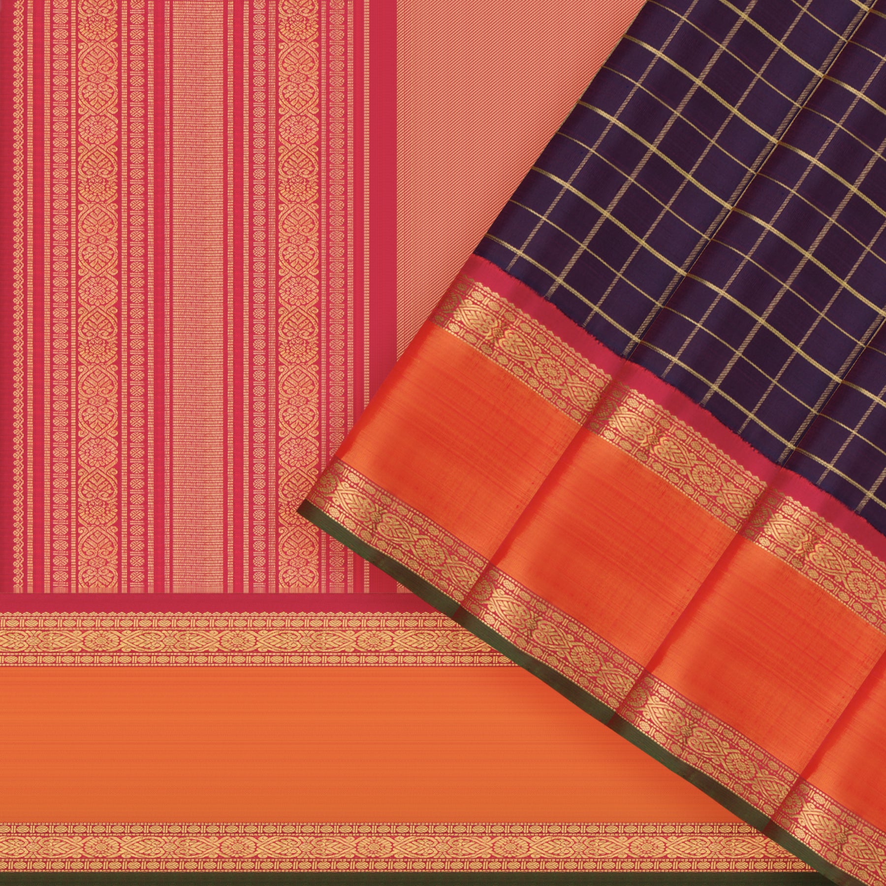 Kanakavalli Kanjivaram Silk Sari 25-110-HS001-05563 - Cover View