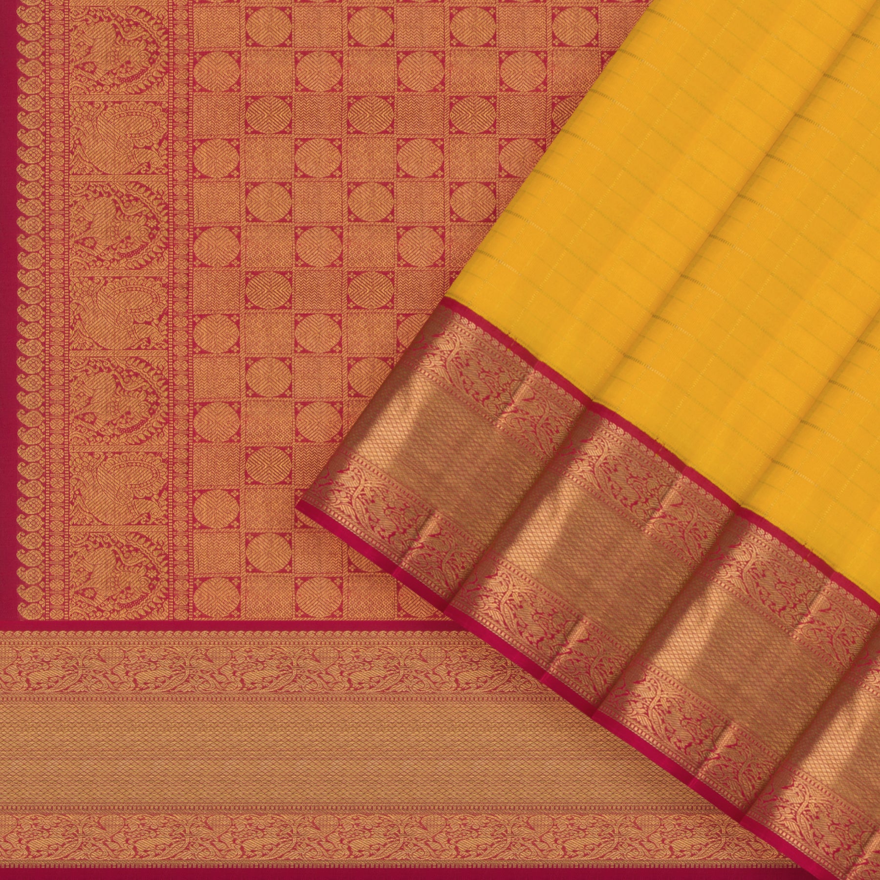 Kanakavalli Kanjivaram Silk Sari 25-110-HS001-05564 - Cover View
