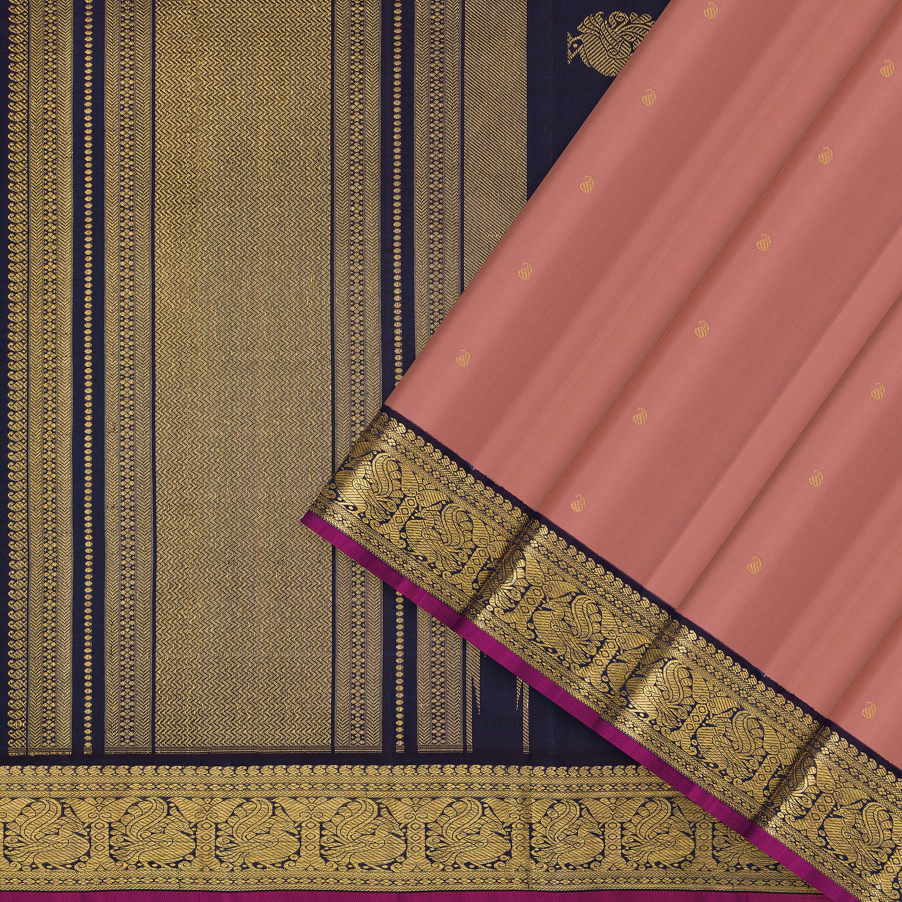 Kanakavalli Kanjivaram Silk Sari 25-110-HS001-05573 - Cover View